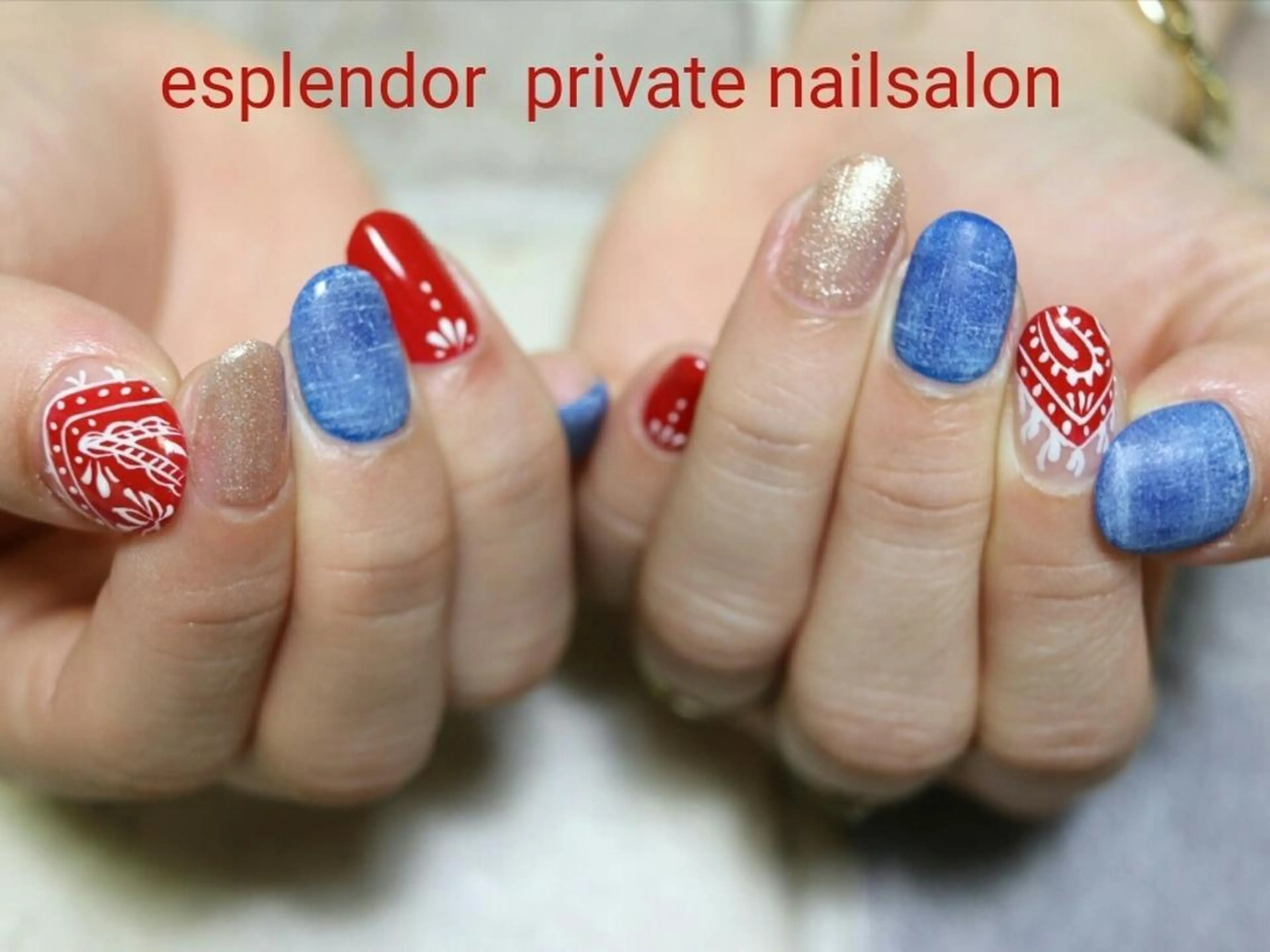 ネイル esplendor  小野寺のネイルデザイン