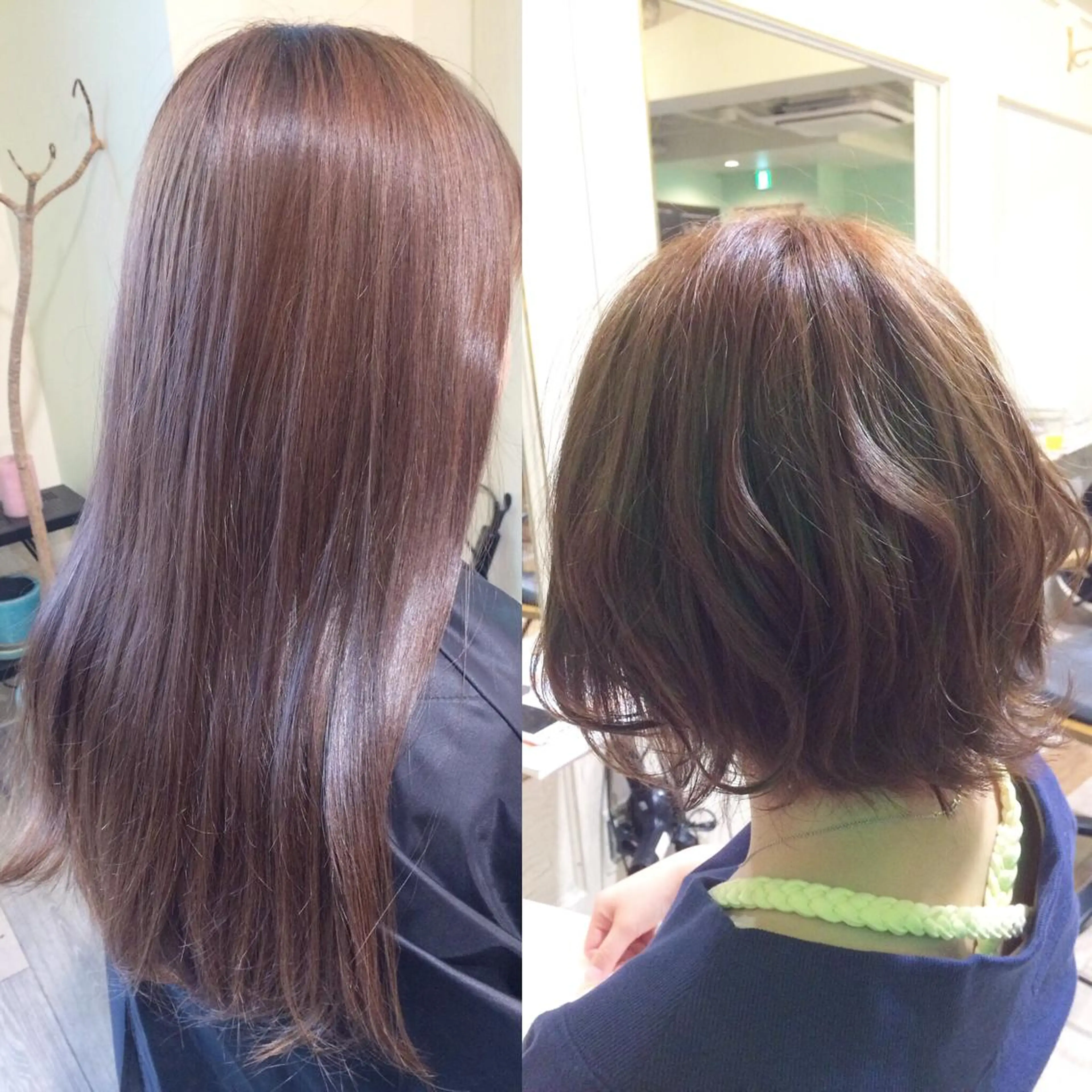 ショート カラー ボブ 外ハネヘア 山形酸性ストレート 古川✂︎のヘアスタイル