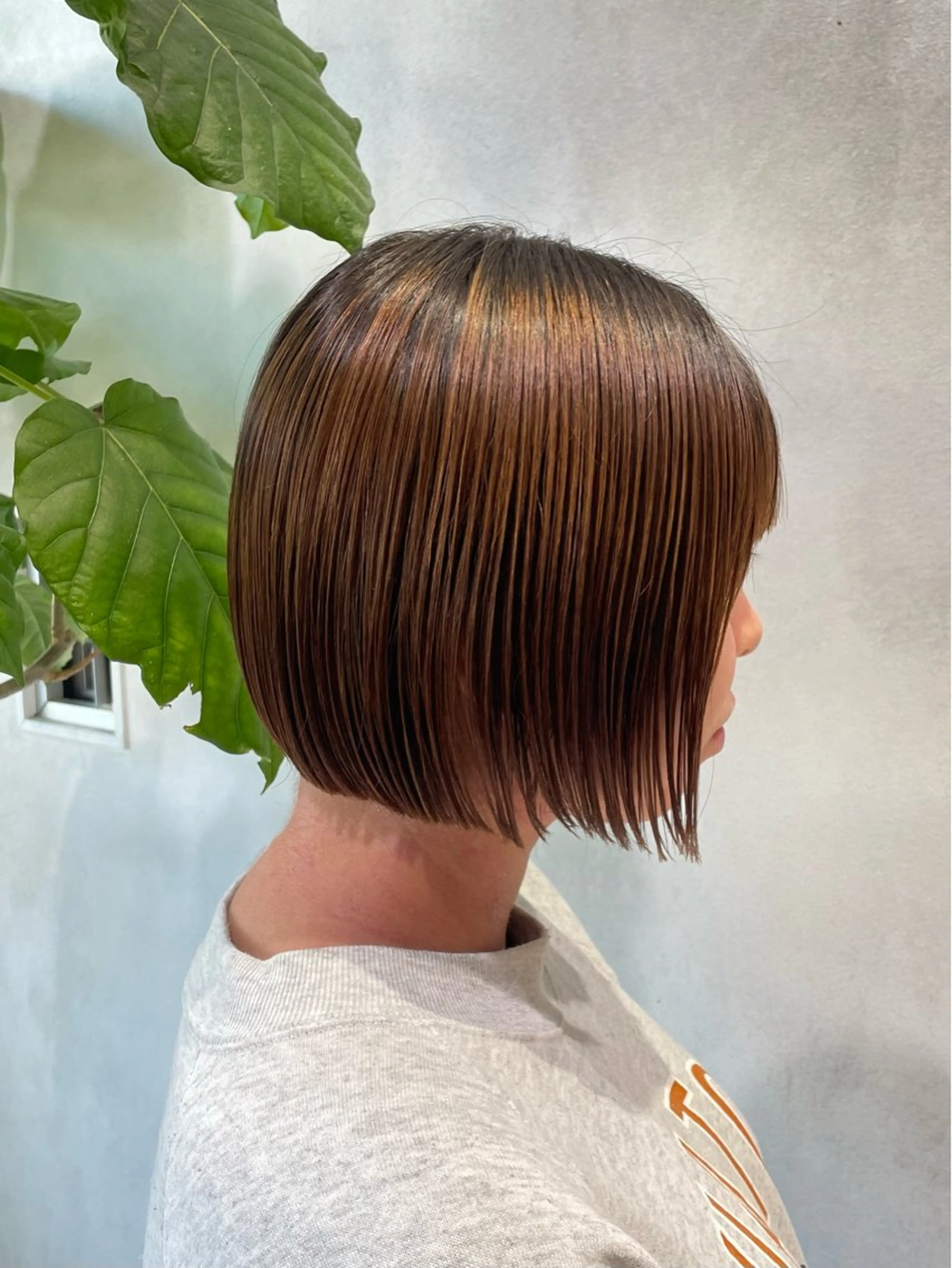 ショート ボブ レイヤーカット 🌿 濱野玲奈のヘアスタイル