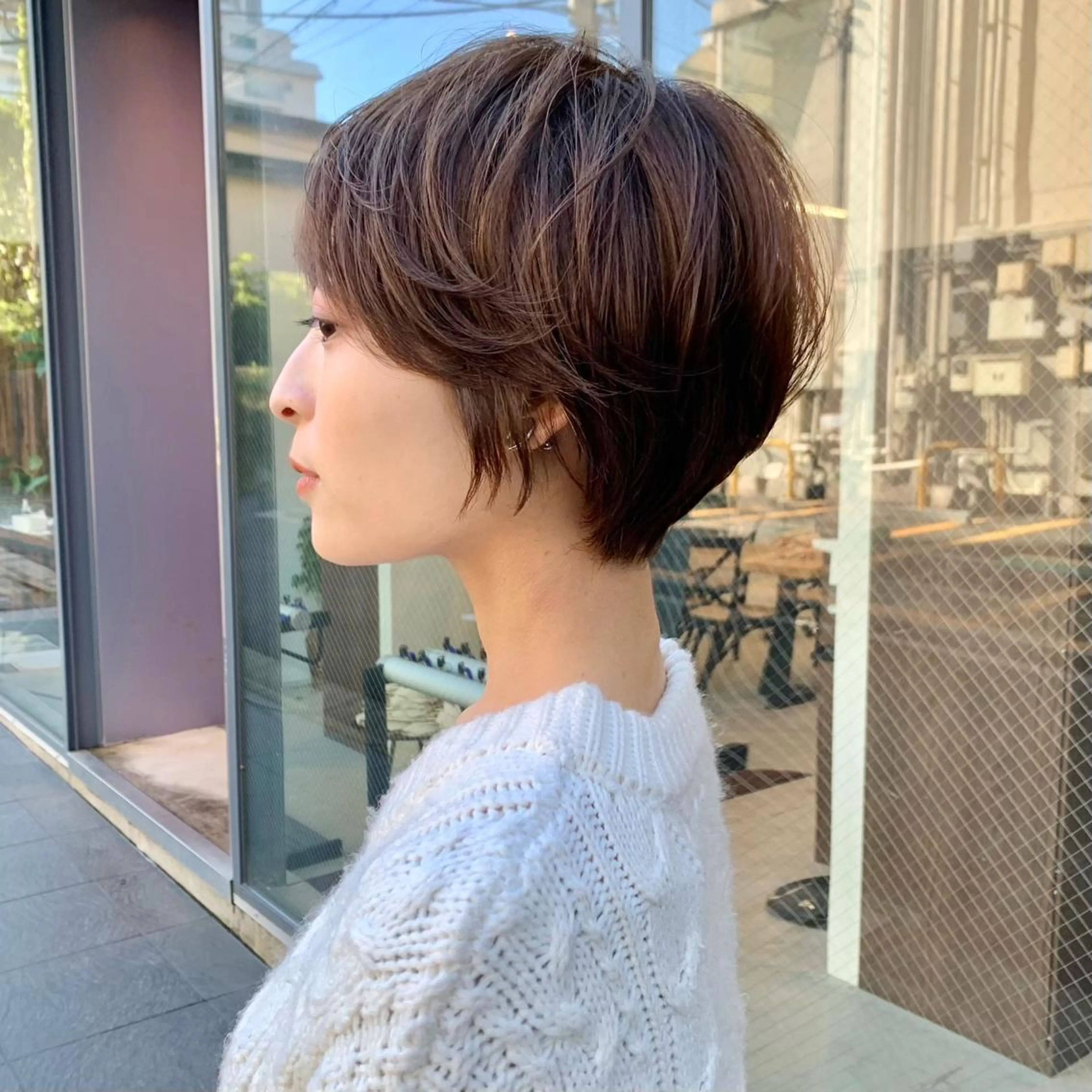 ショート カラー 🐧銀座/ショート/ ショートボブ広瀬🐧のヘアスタイル