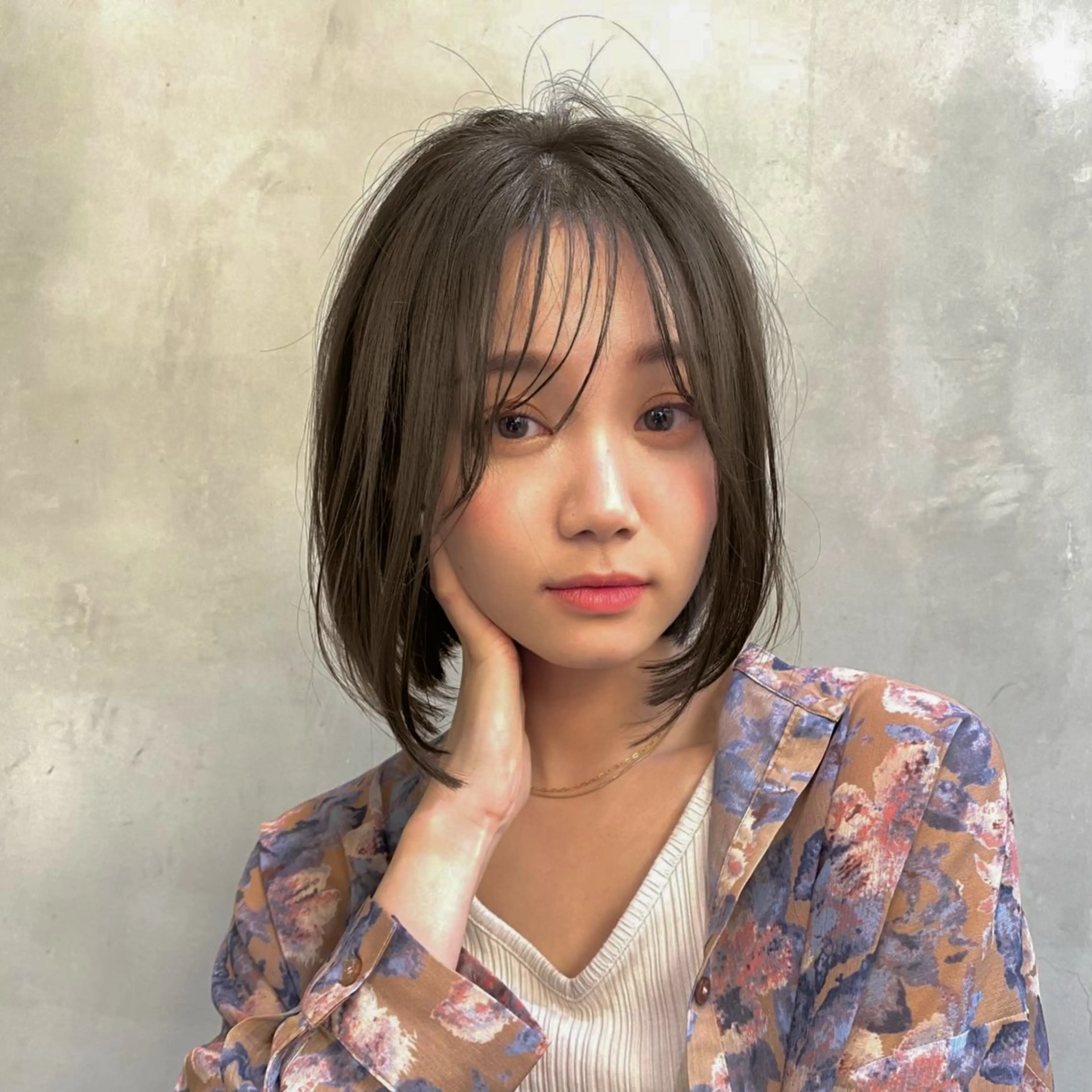 ショート カラー 透明感カラー ボブ 韓国風ヘア 小顔カット ⚜️ブリーチ× 透明感✨Hayatoのヘアスタイル