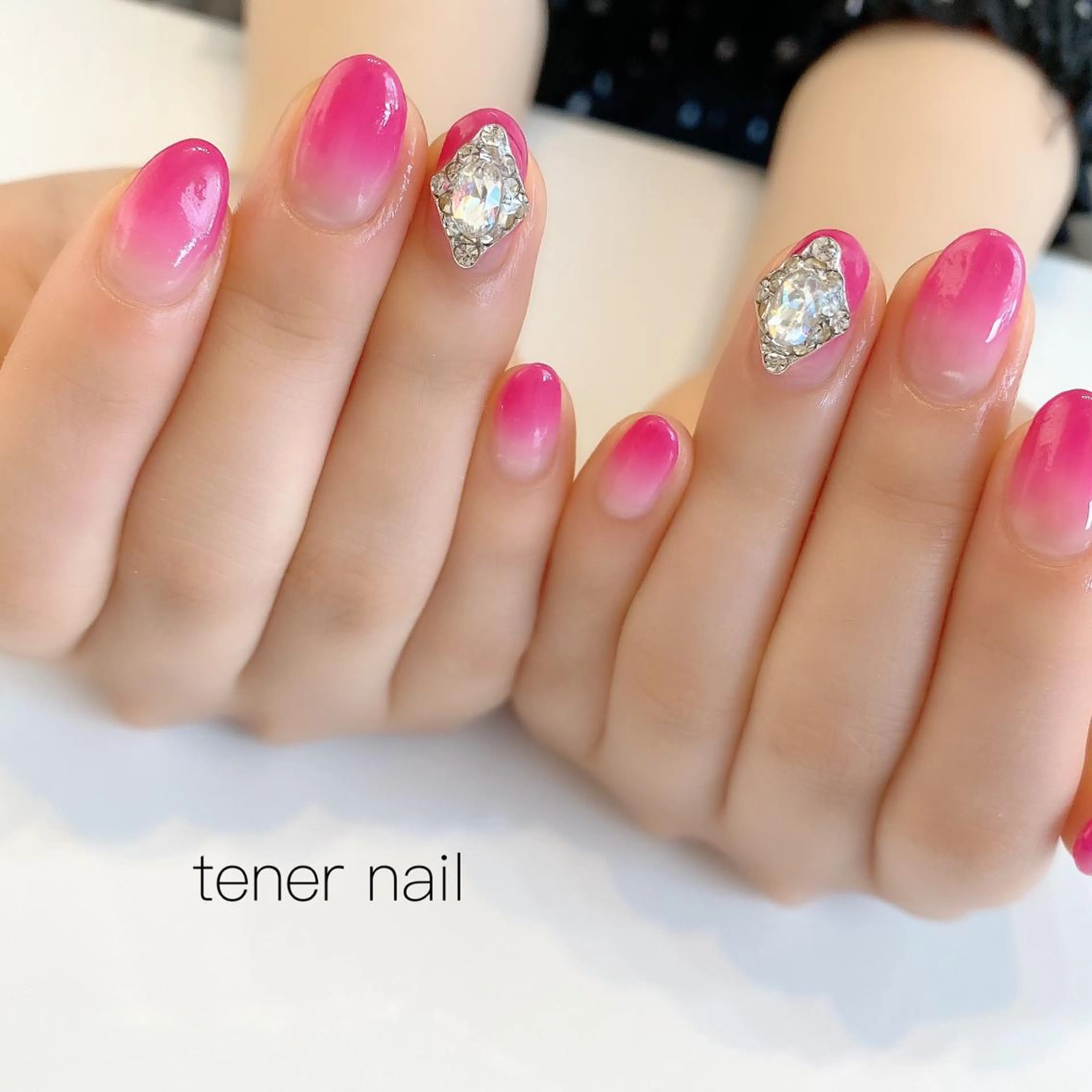 ネイル グラデーション シンプルネイル 春ネイル テネルネイル tener nailのネイルデザイン