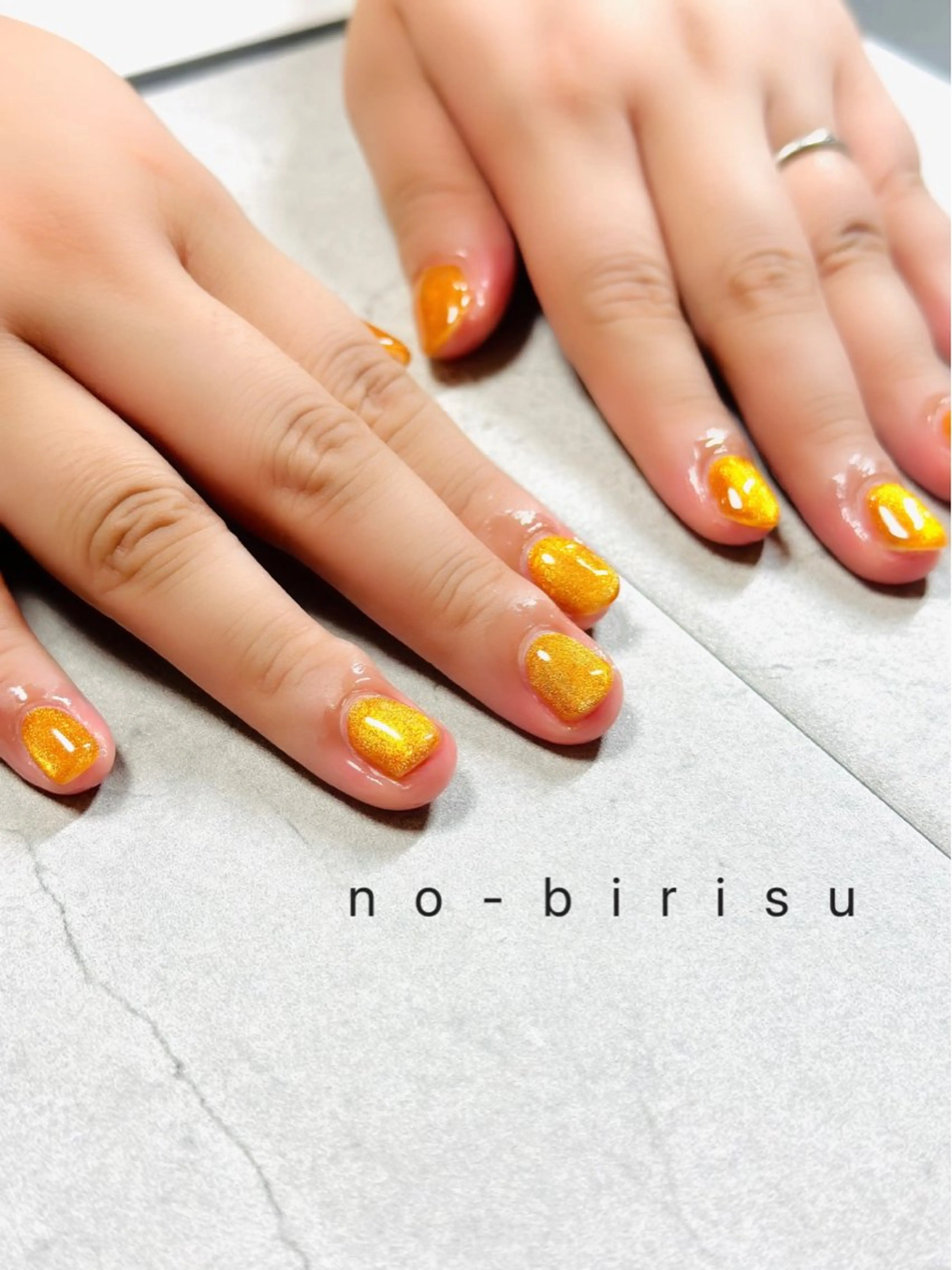 ネイル マグネットネイル ハンドネイル no-birisu nailのネイルデザイン