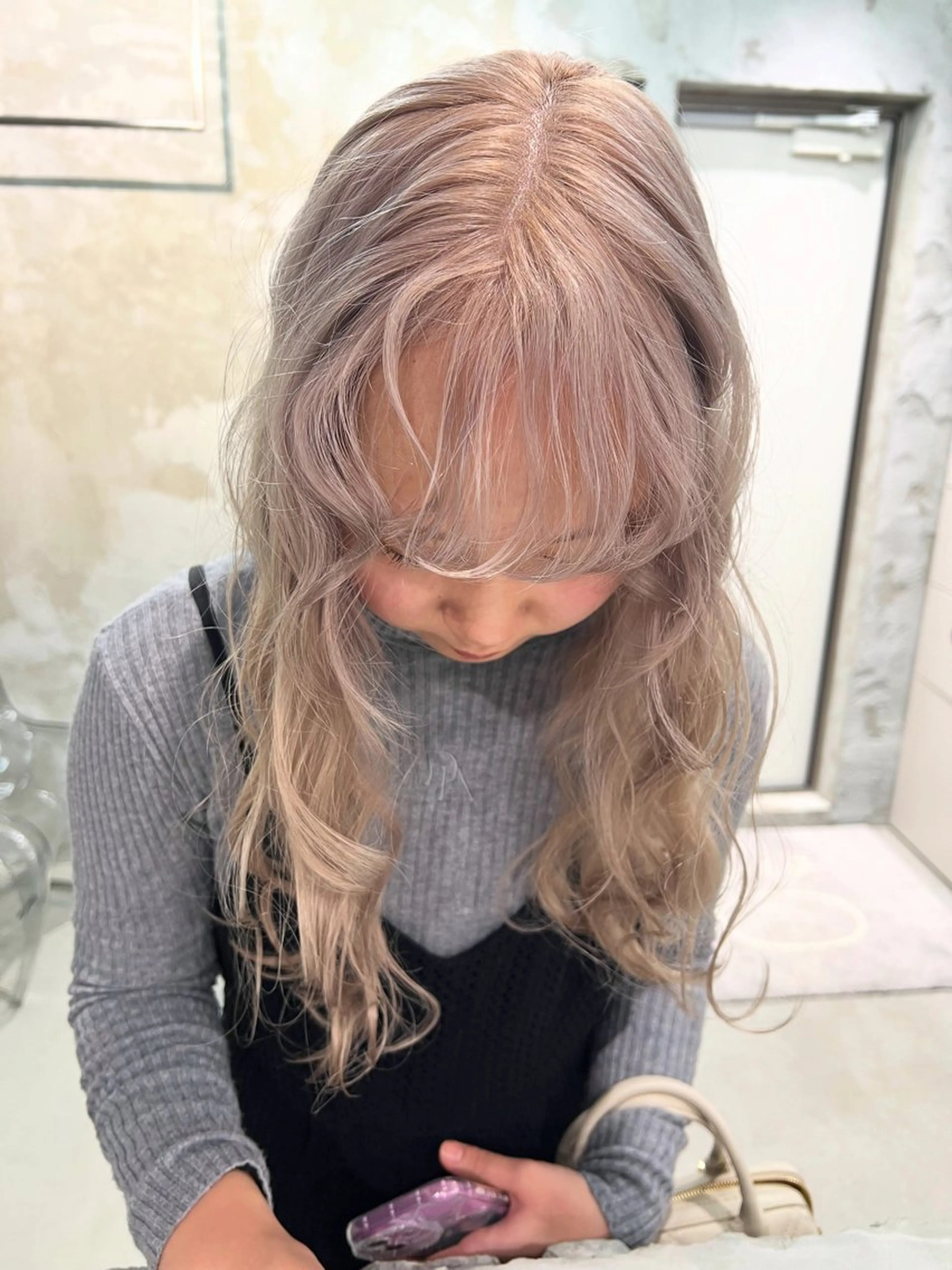 ロング カラー ヘアカラー eim AYUKAのヘアスタイル