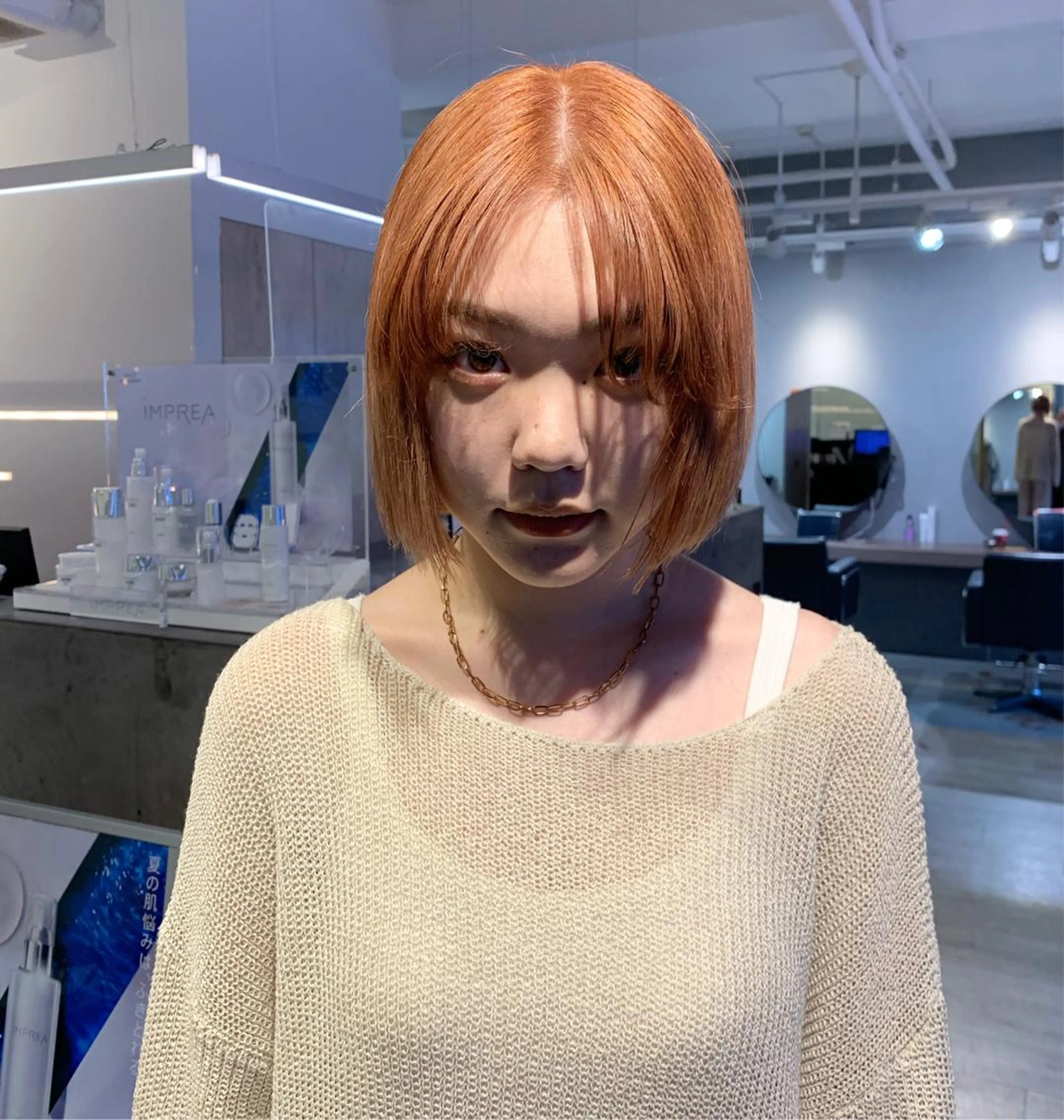 ショート カラー ヘアカラー 美髪・シールエクステ ホソタニリョウコのヘアスタイル