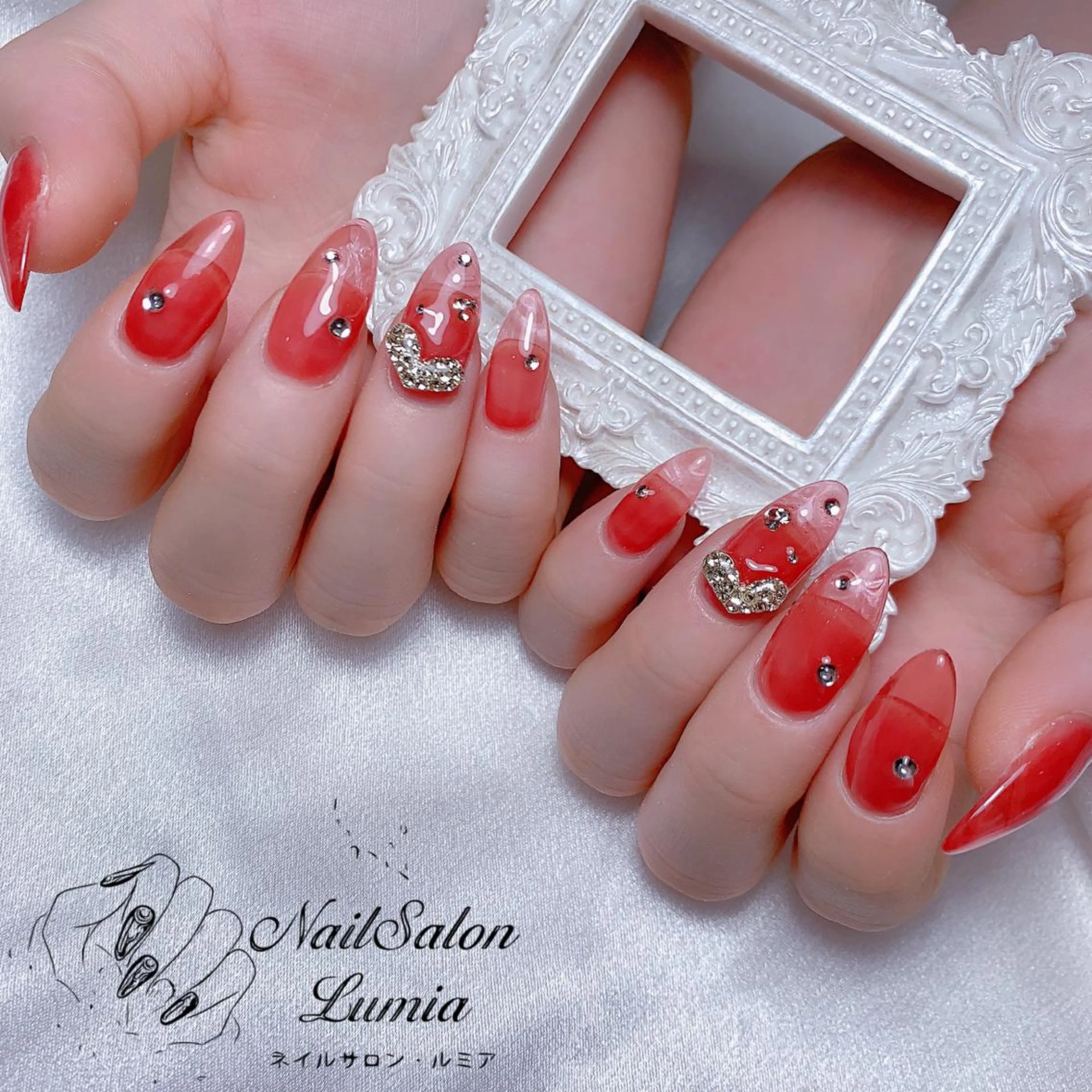 ネイル ハンドネイル ネイルサロン ルミア Lumia 店長のネイルデザイン
