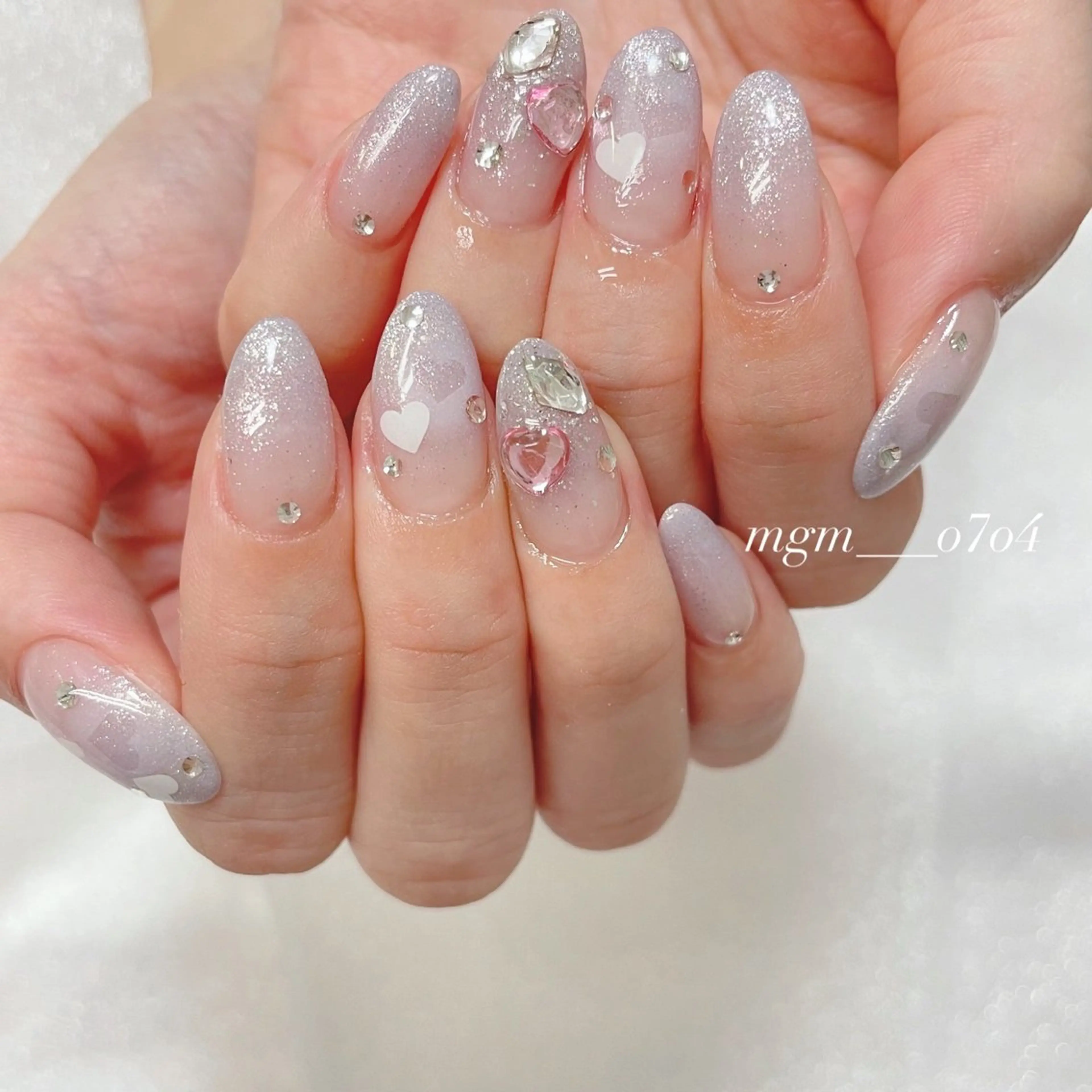 ネイル ハンドネイル ハンドケア MoON...❤︎ MeGuのネイルデザイン