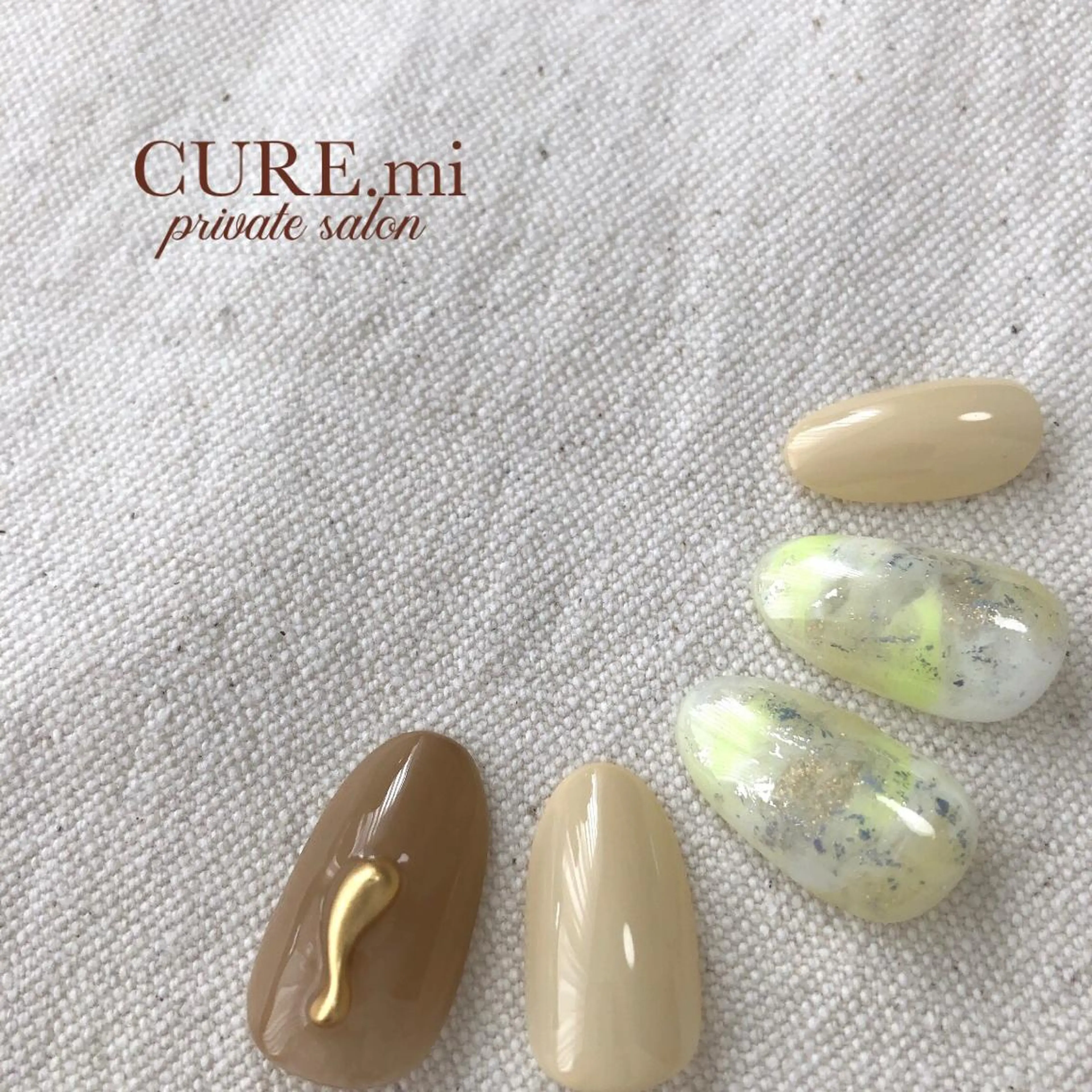 ネイル ニュアンスネイル 春ネイル 黄色 ハンドネイル ハンドケア 伊藤 美香のその他イメージ