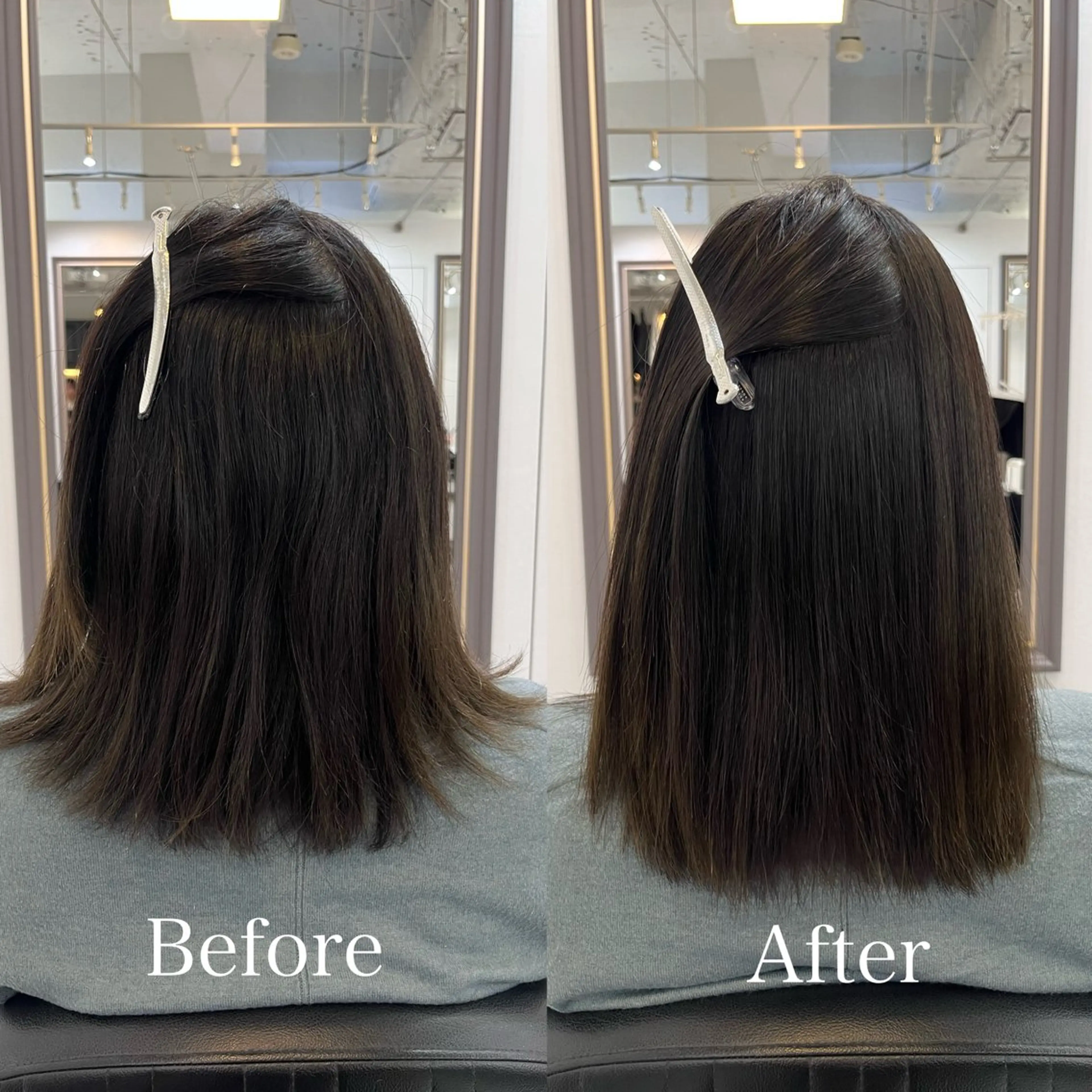 ミディアム ミディアムパーマ 縮毛矯正 トリートメント トリートメント THE  ESCALA表参道所属・Hana🌷/ 透明感/艶髪/表参道のヘアスタイル