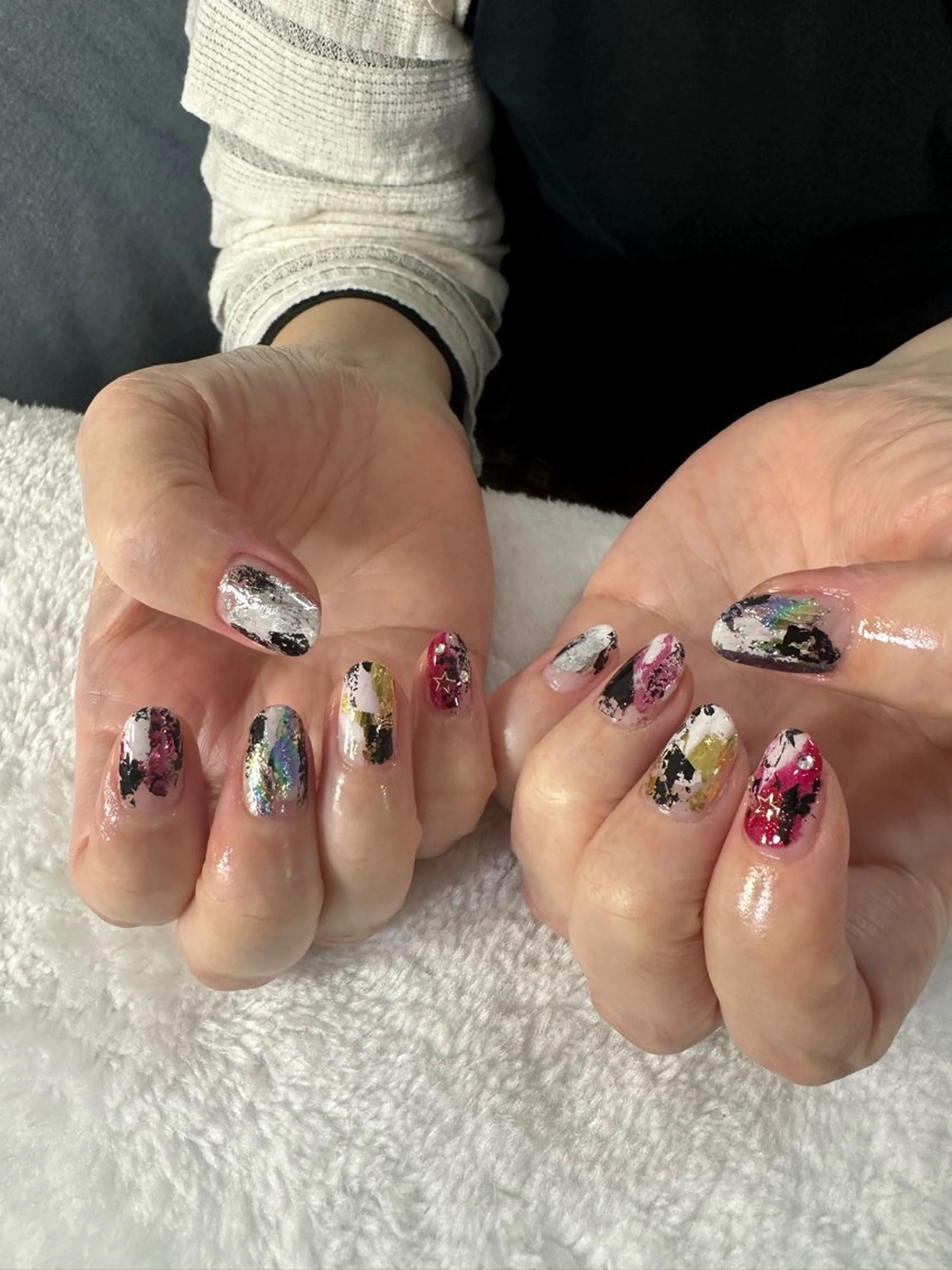 ネイル ニュアンスネイル 手塚 里奈のネイルデザイン