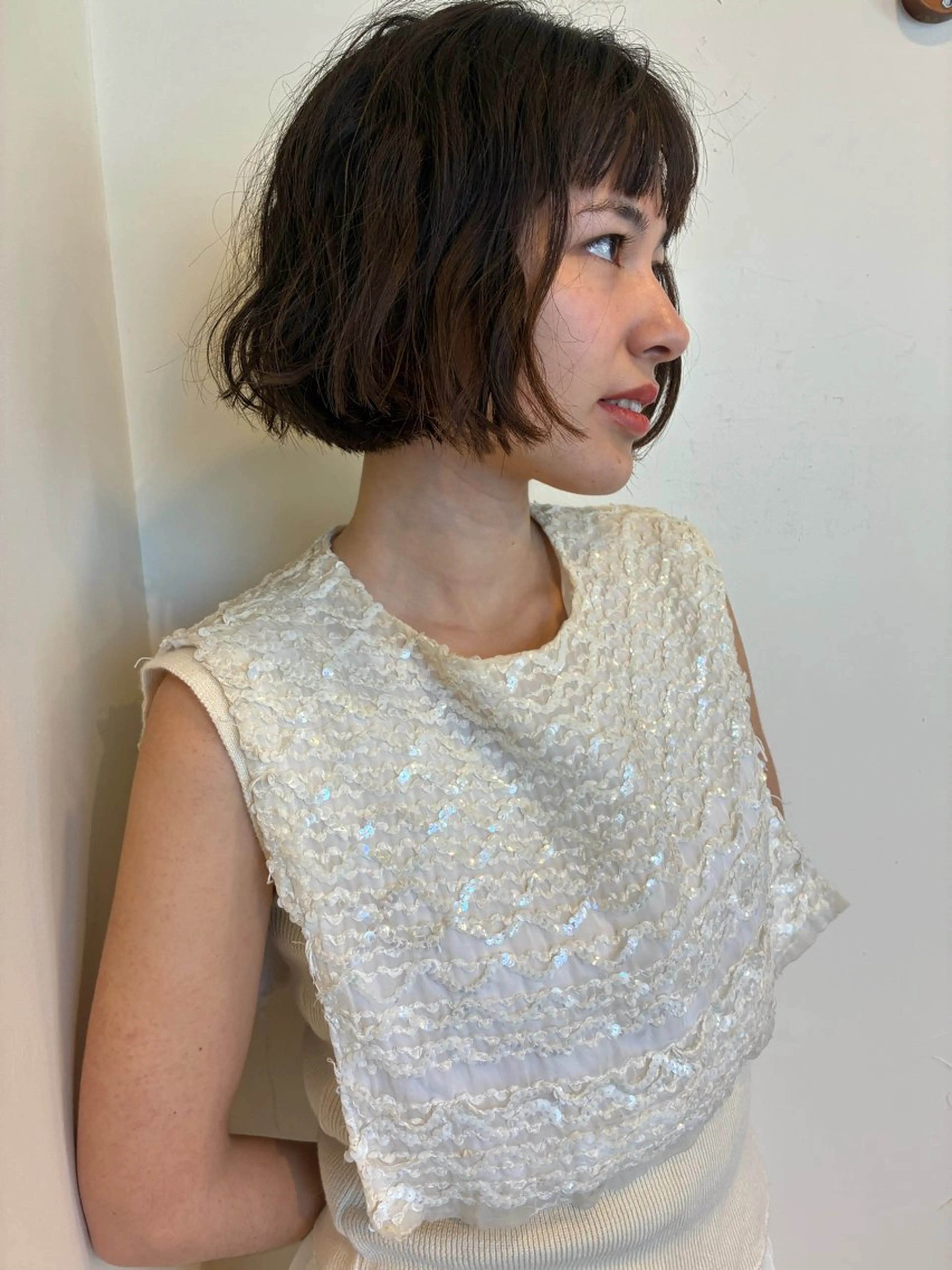 パーマ 木村 百花のヘアスタイル