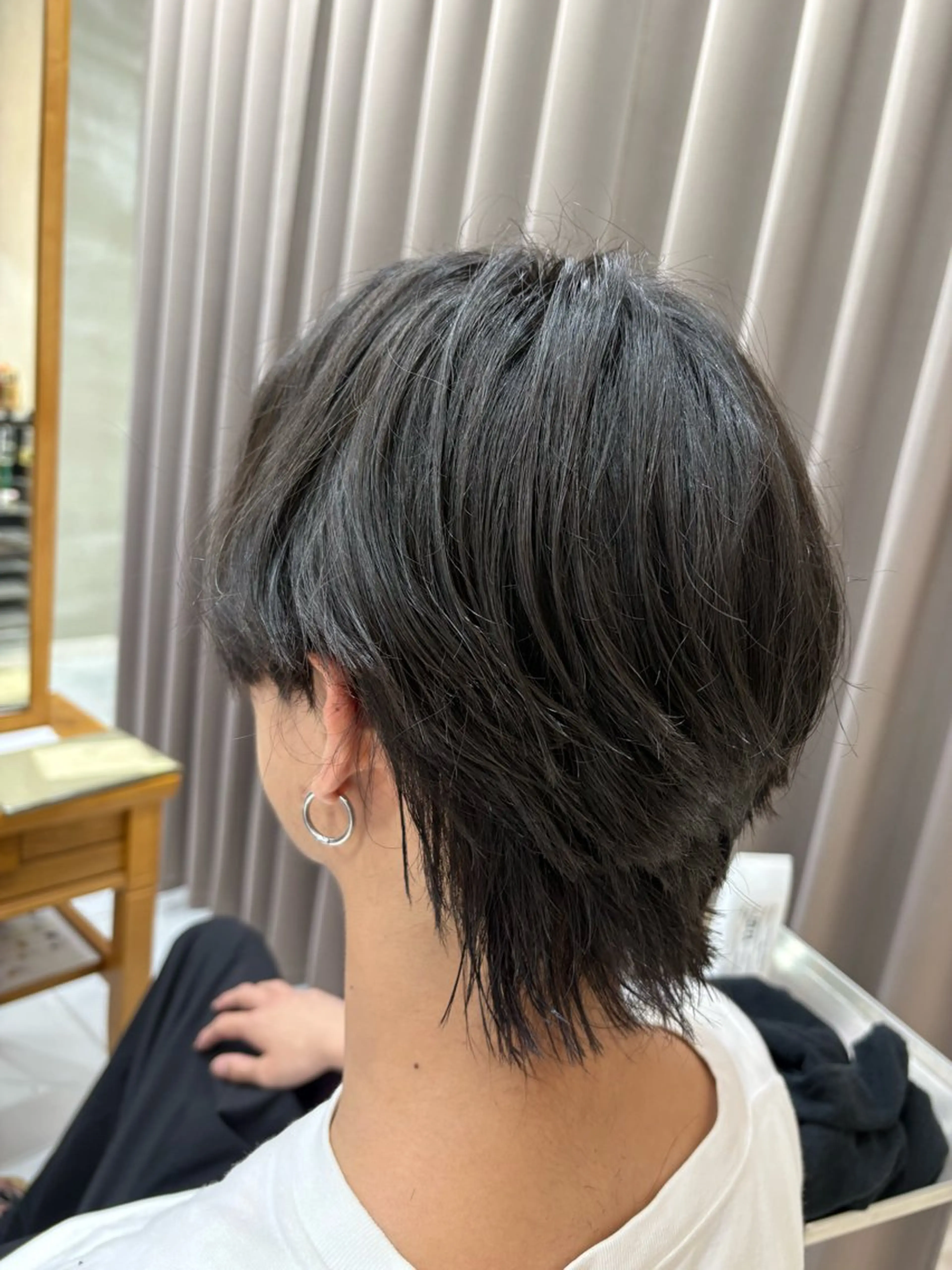 ショート メンズ メンズウルフカット ウルフカット 【GRANDEUR】 石橋亜嘉史のヘアスタイル