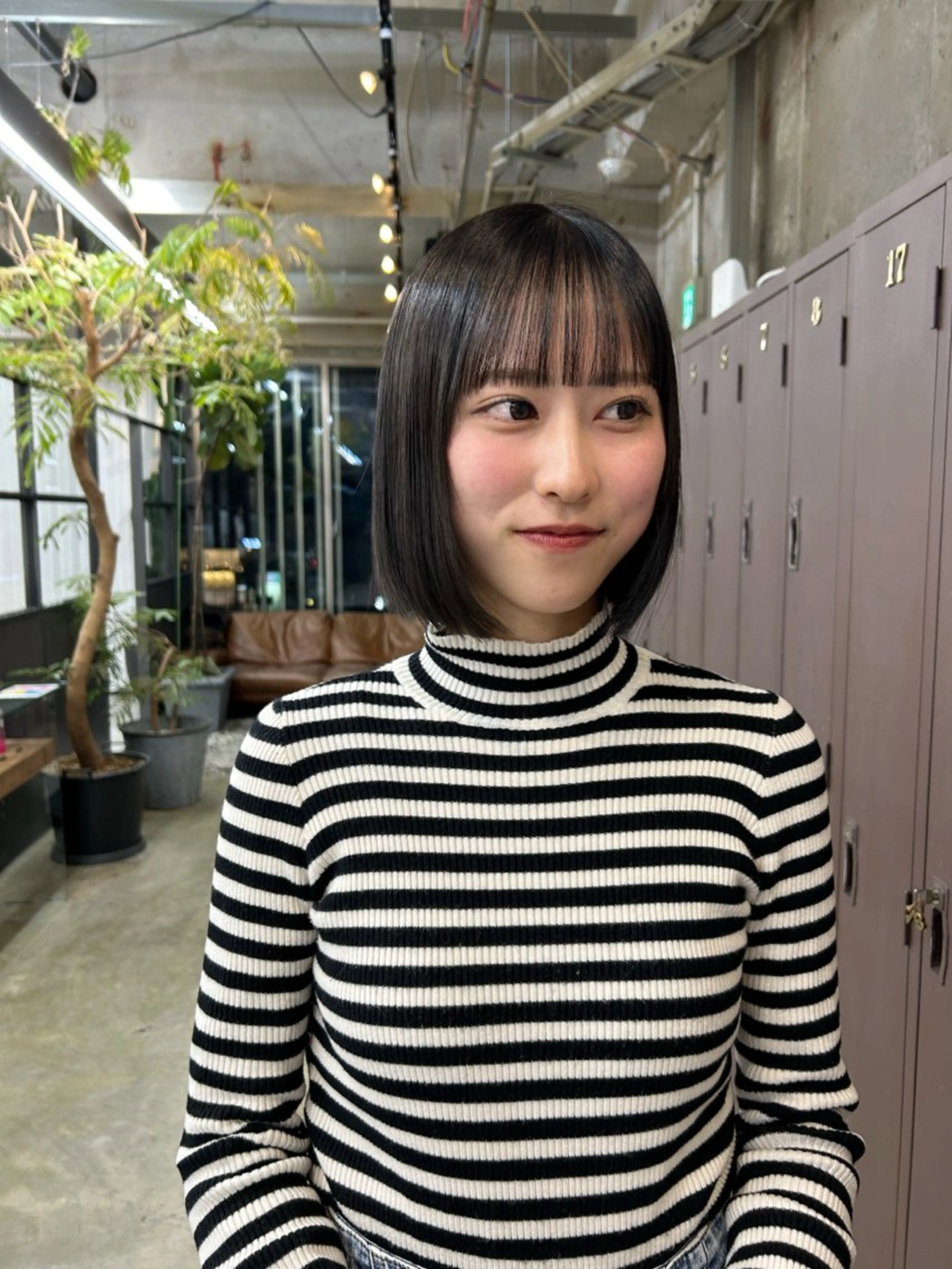 ミディアム ボブ カット maho/ブリーチ なし垢抜けカラー♡のヘアスタイル