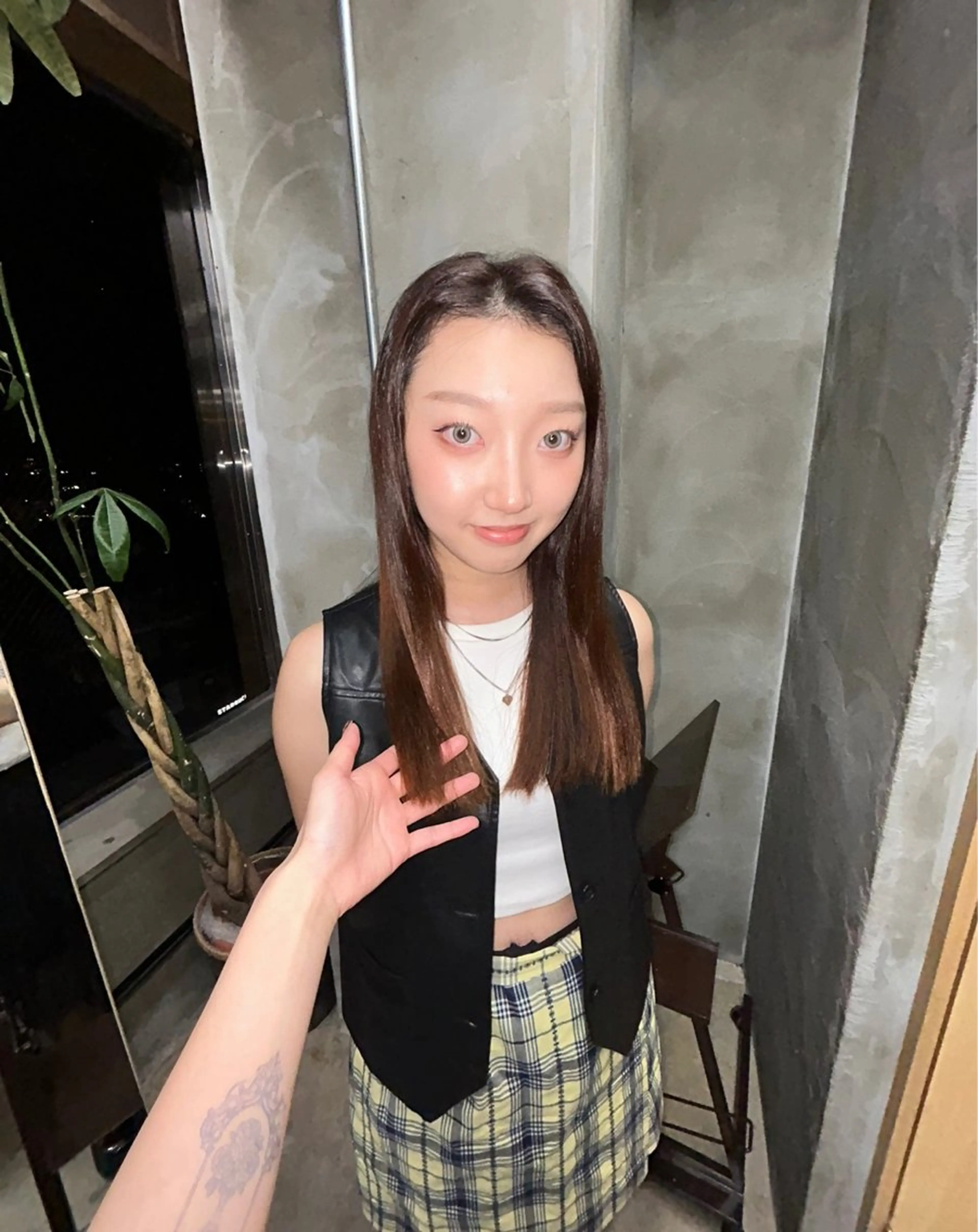 ロング トリートメント 湯浅 美玖のヘアスタイル