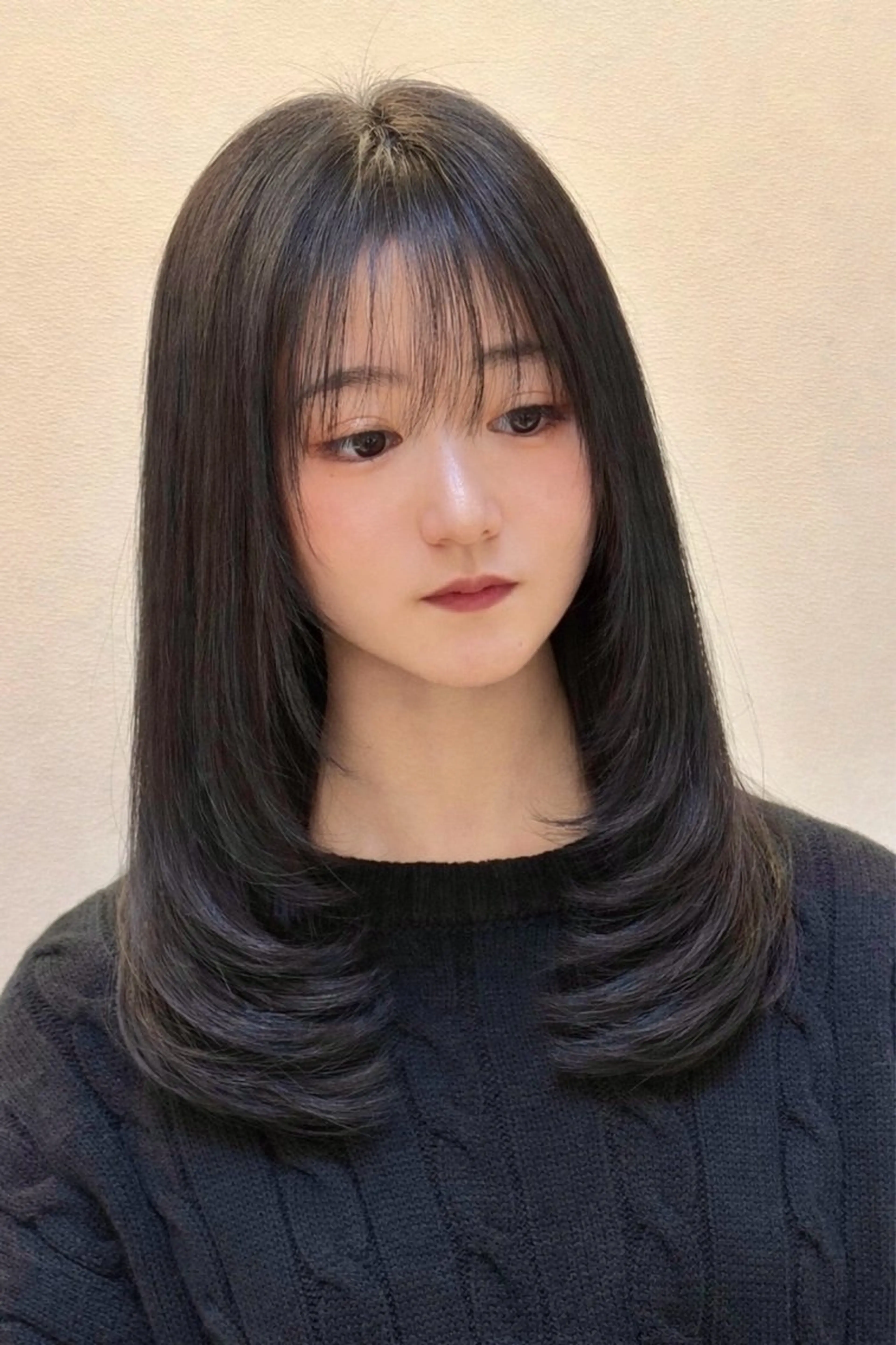 ミディアム ayumi🦖/ 似合わせカラー🤎のヘアスタイル