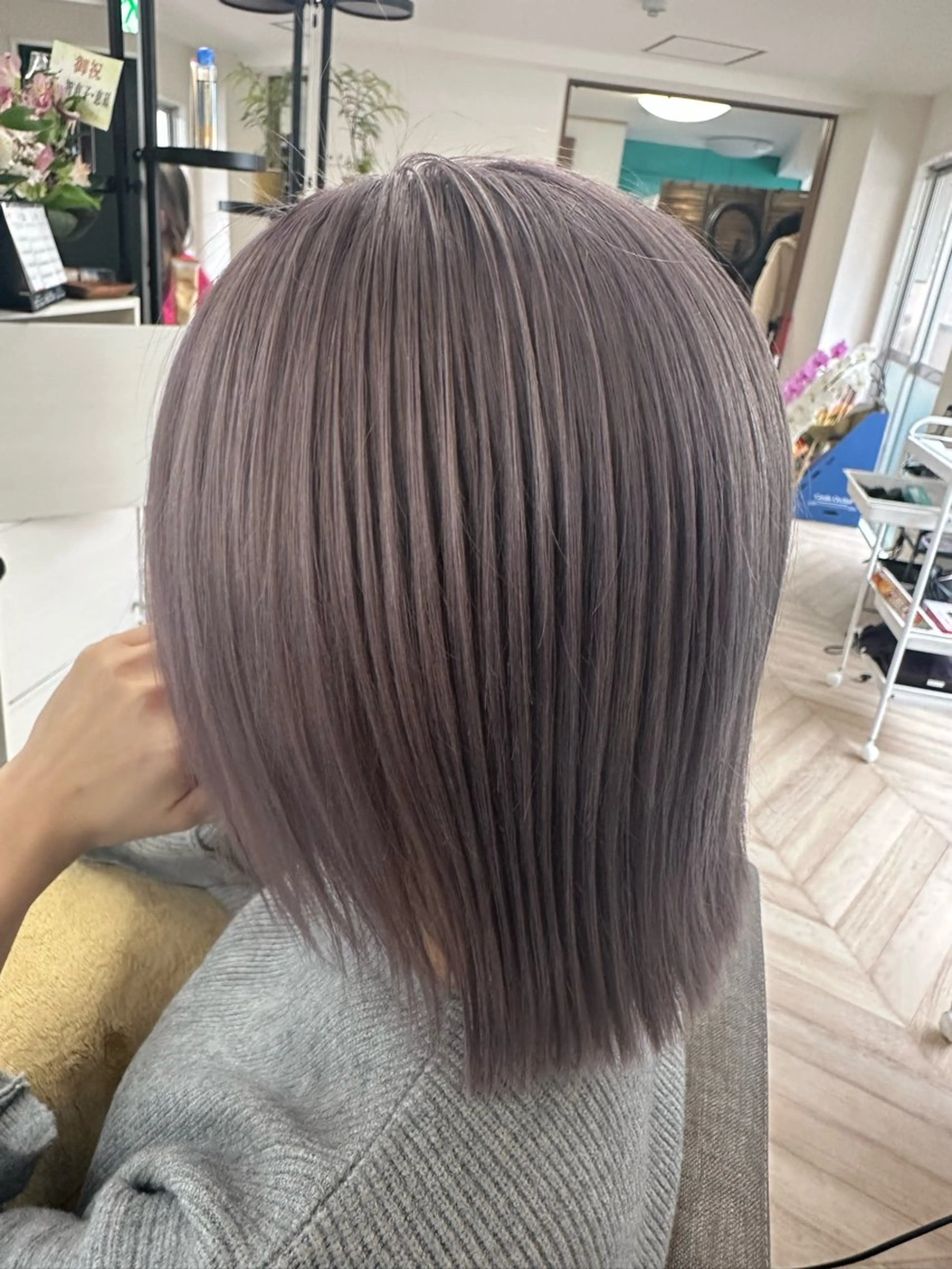 ミディアム カラー カット ヘアカラー be   flot所属・be flotのヘアスタイル
