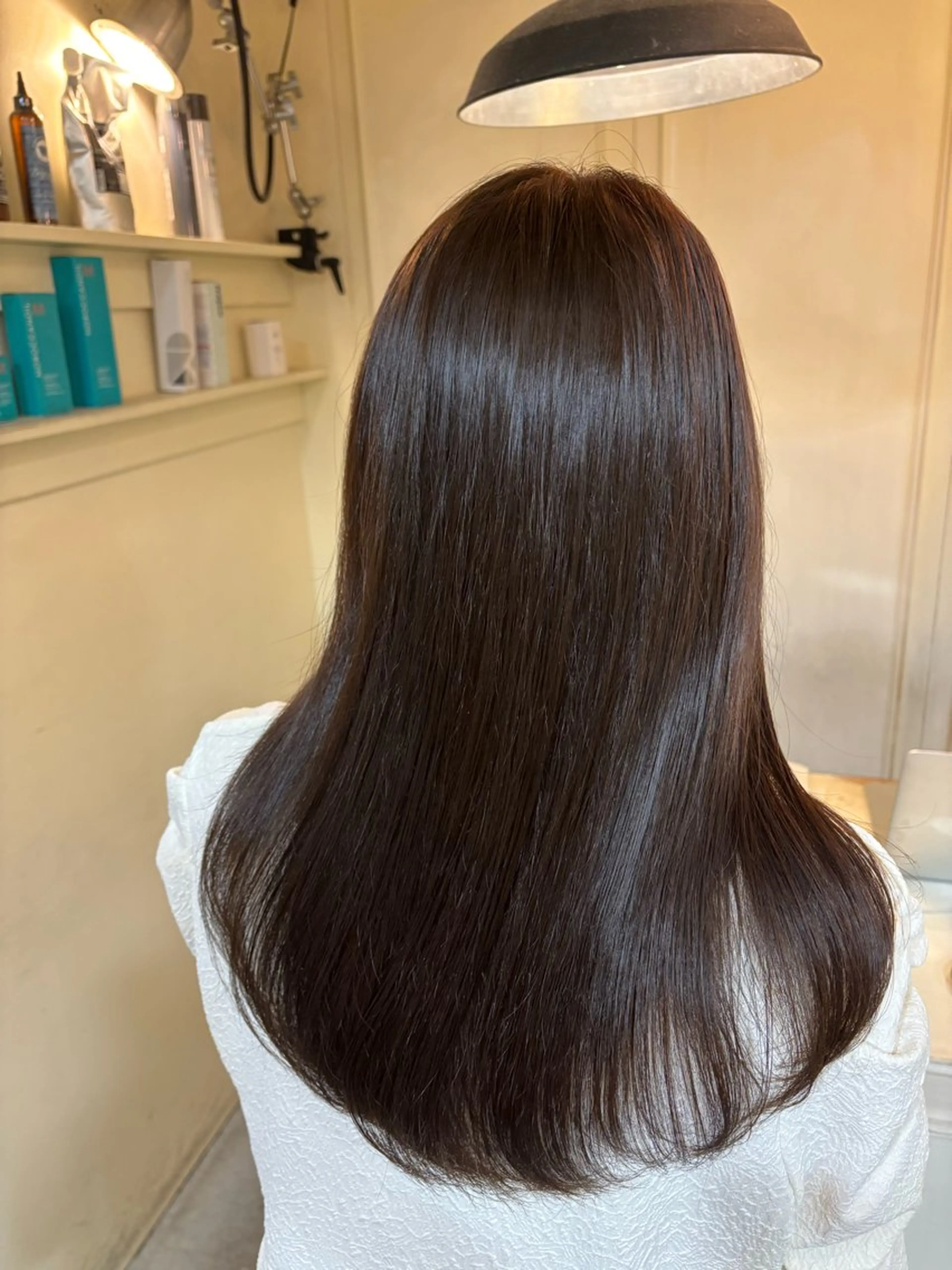 セミロング ヘアカラー トリートメント 《ro-ro》 みゆのヘアスタイル