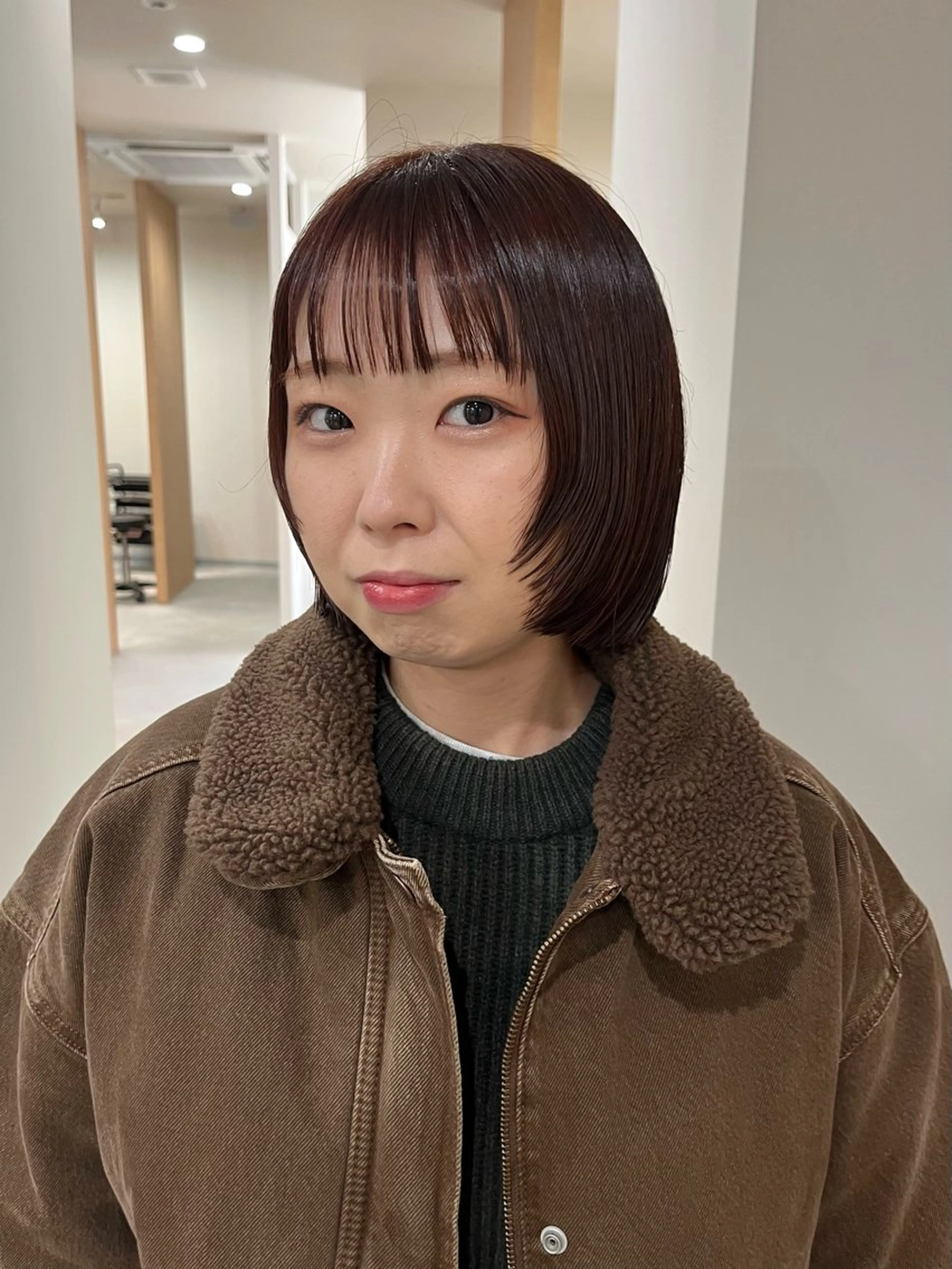 ショート ボブ デザインカット 顔まわりレイヤー レイヤーカット カット china/ボブ /似合わせカラーのヘアスタイル