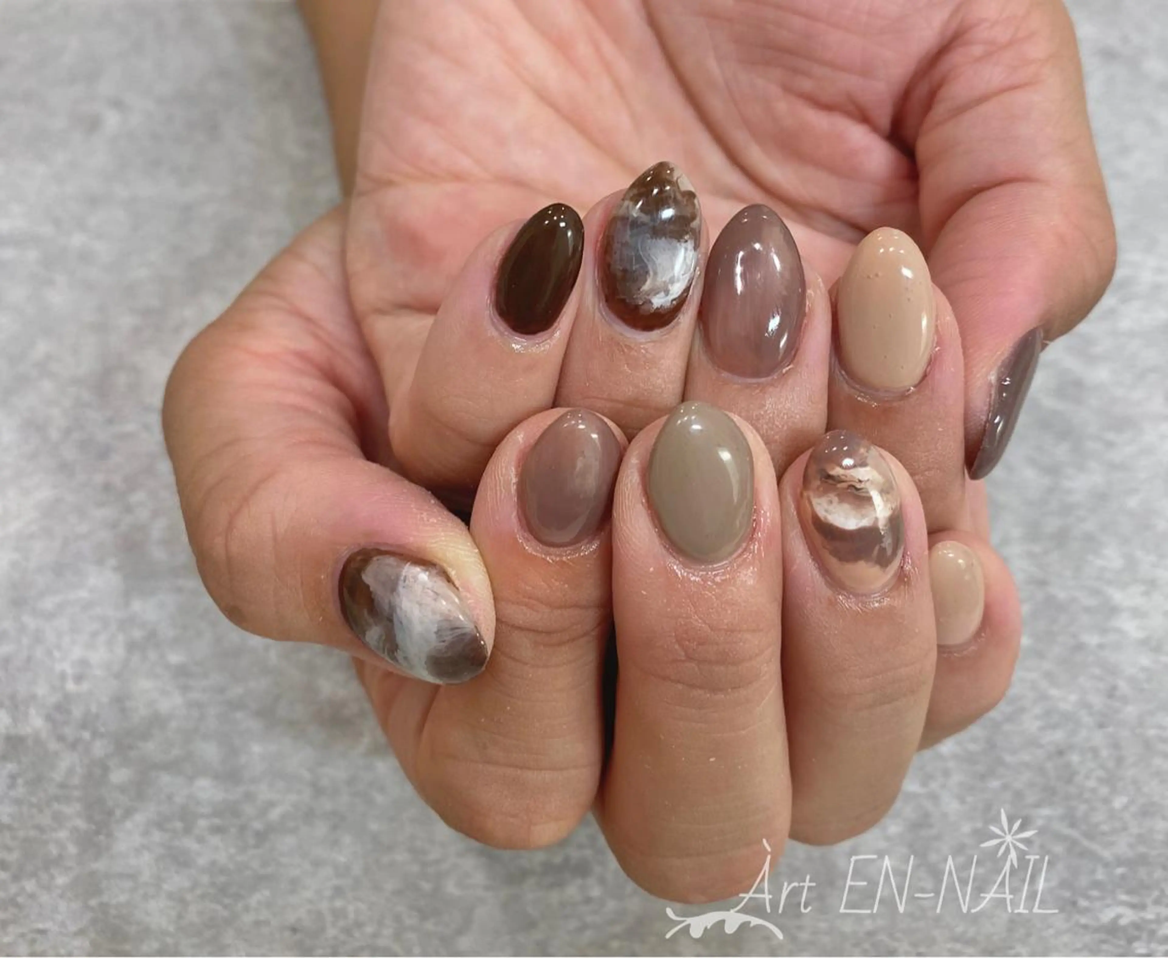 ネイル 持ち込み EN_NAIL 野中本店Ayakaのネイルデザイン