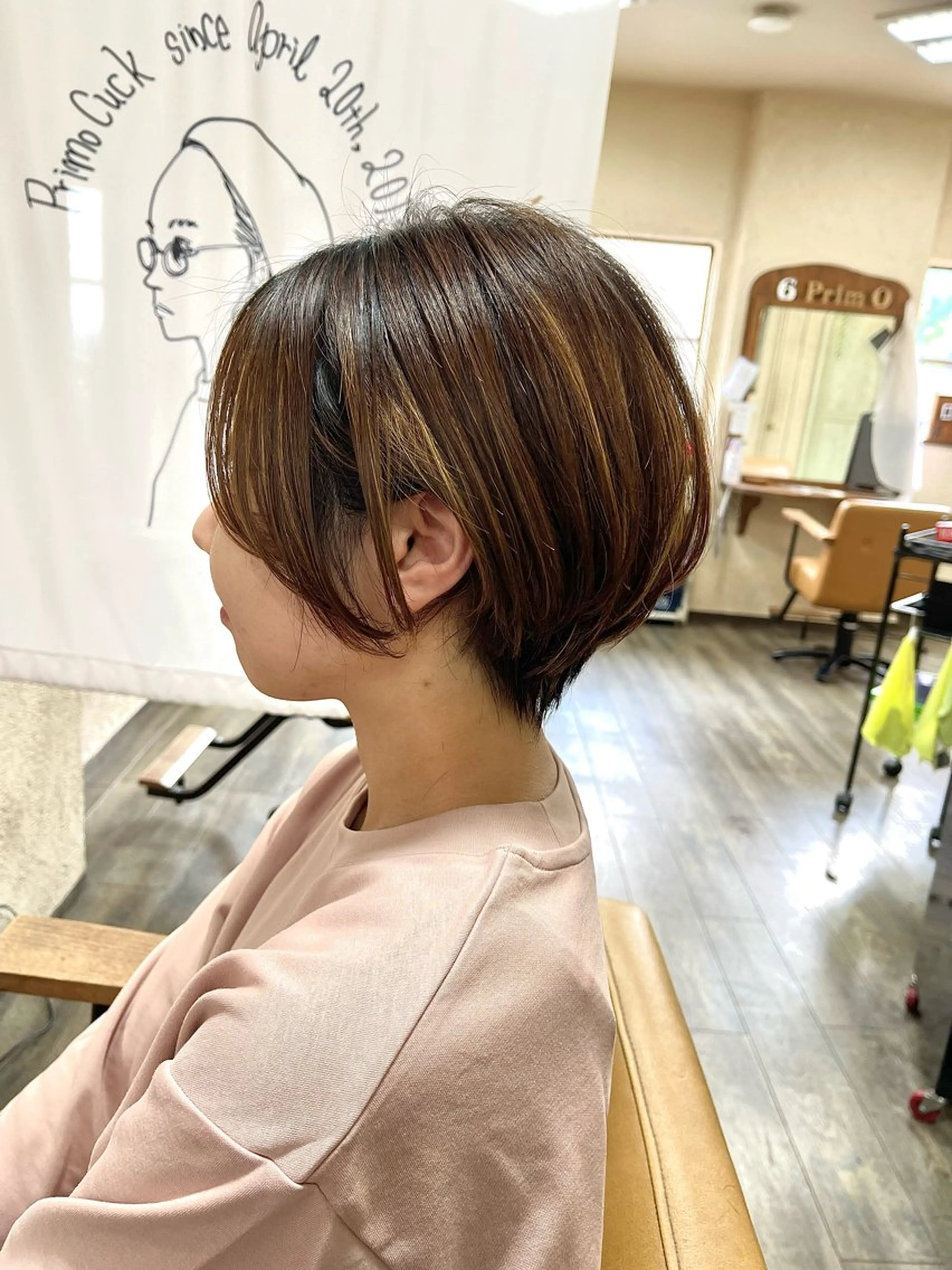 ショート カット 磧本 祐里恵のヘアスタイル