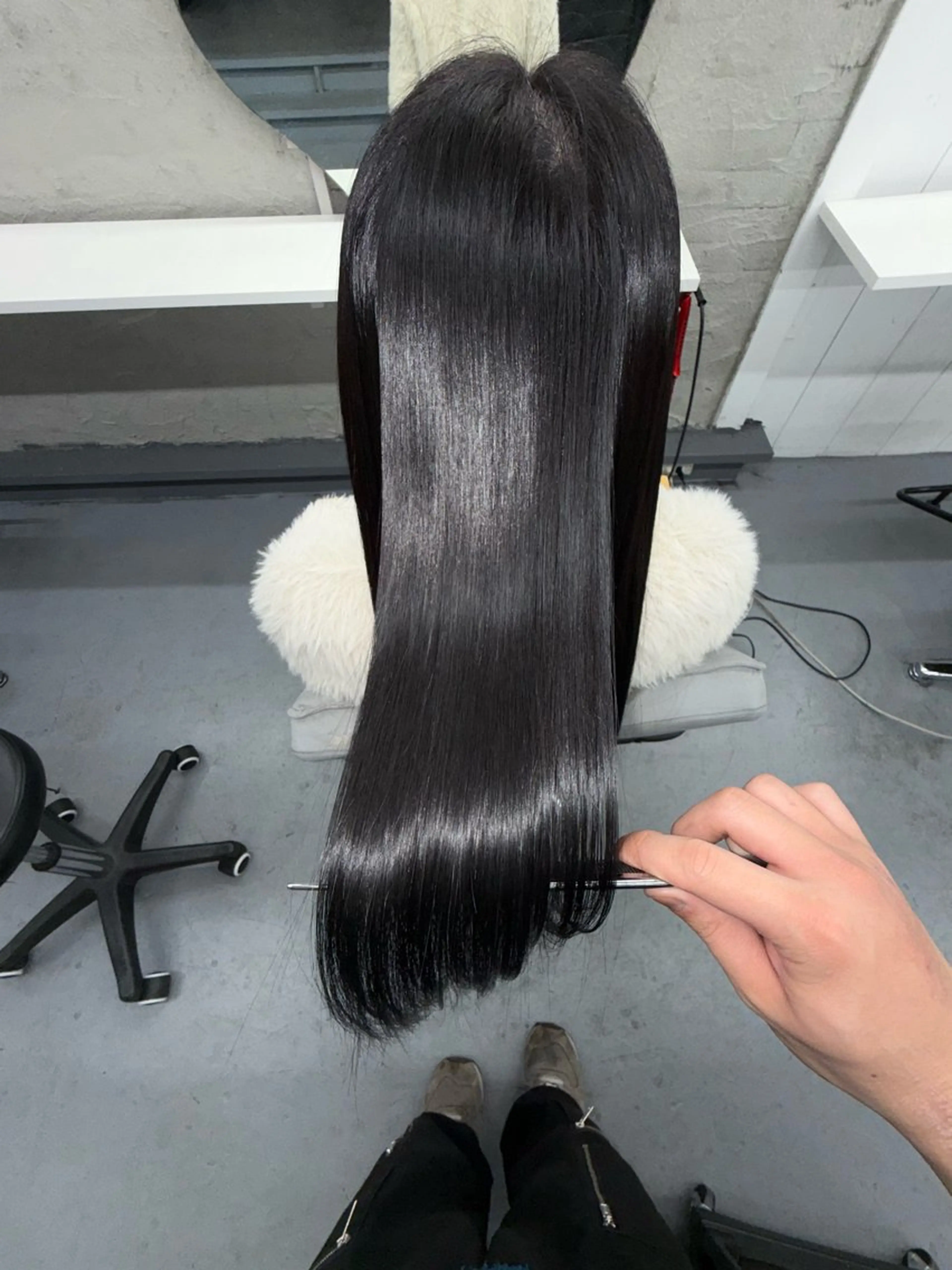 ロング 髪質改善 トリートメント カット ヘアカラー (柏)美髪矯正 髪質改善特化だいちのヘアスタイル