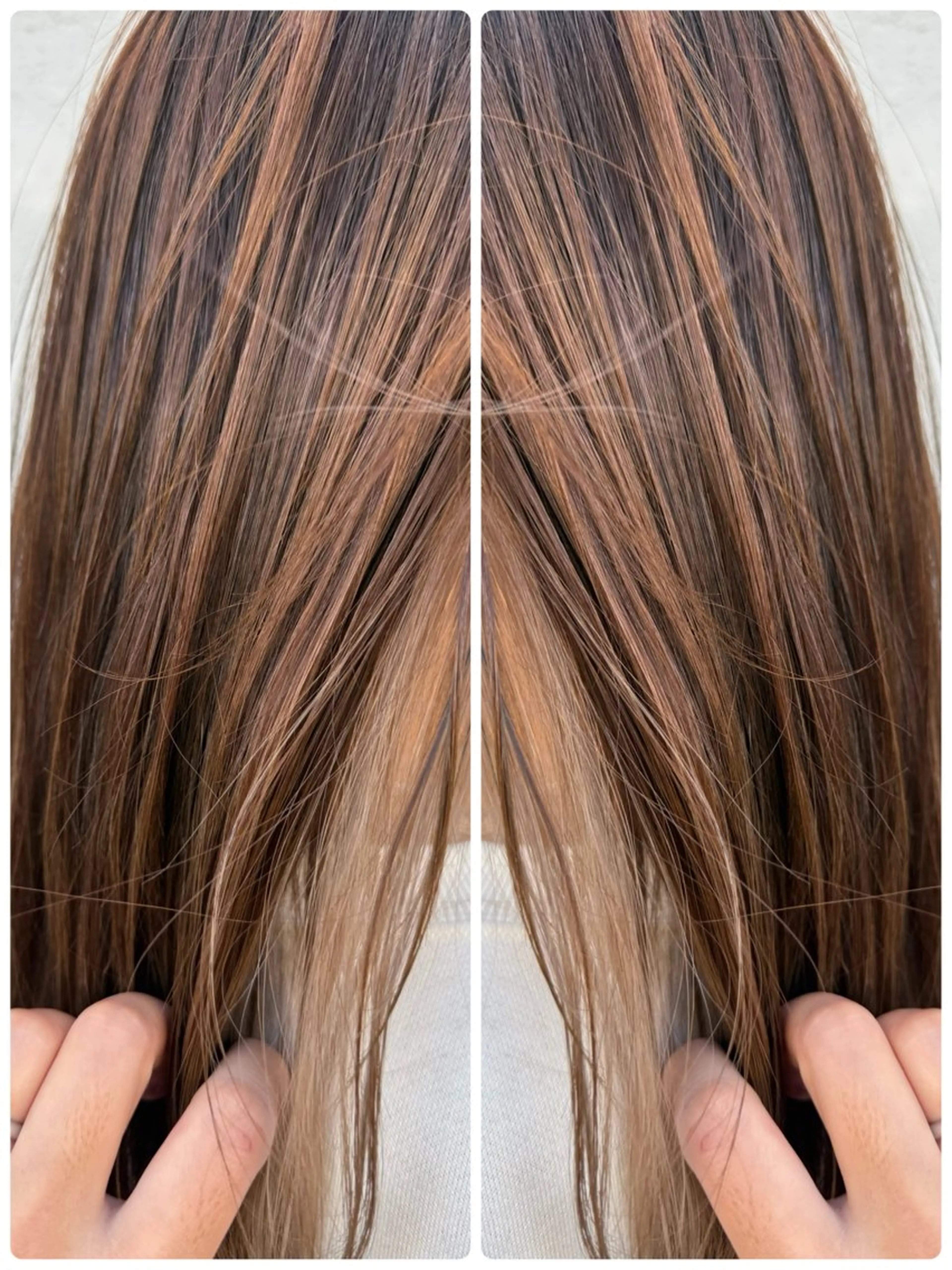 セミロング 艶カラー🕊️ ✴︎Yukari✴︎のヘアスタイル