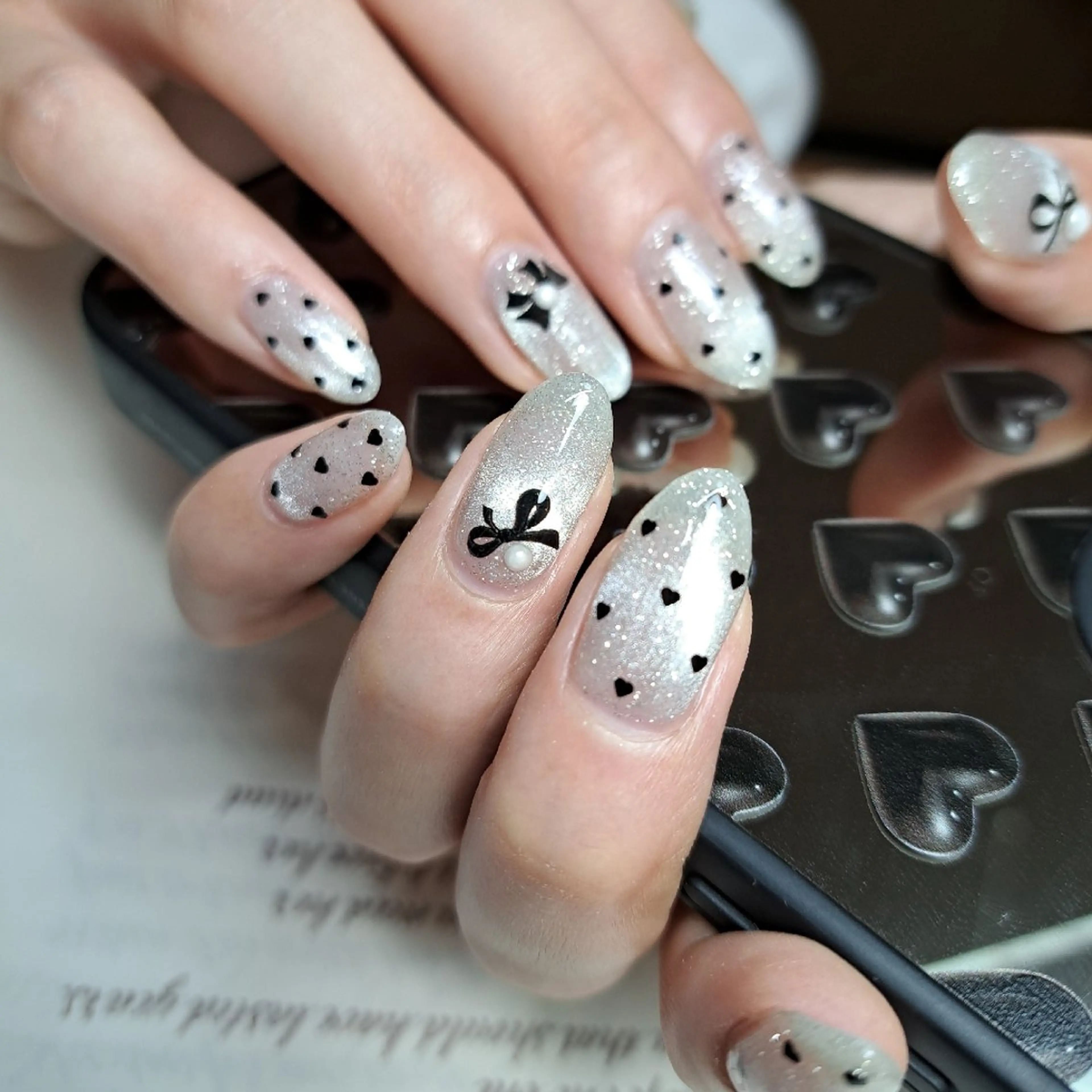 ネイル キラキラネイル ハンドネイル HAYASHI  Nのネイルデザイン