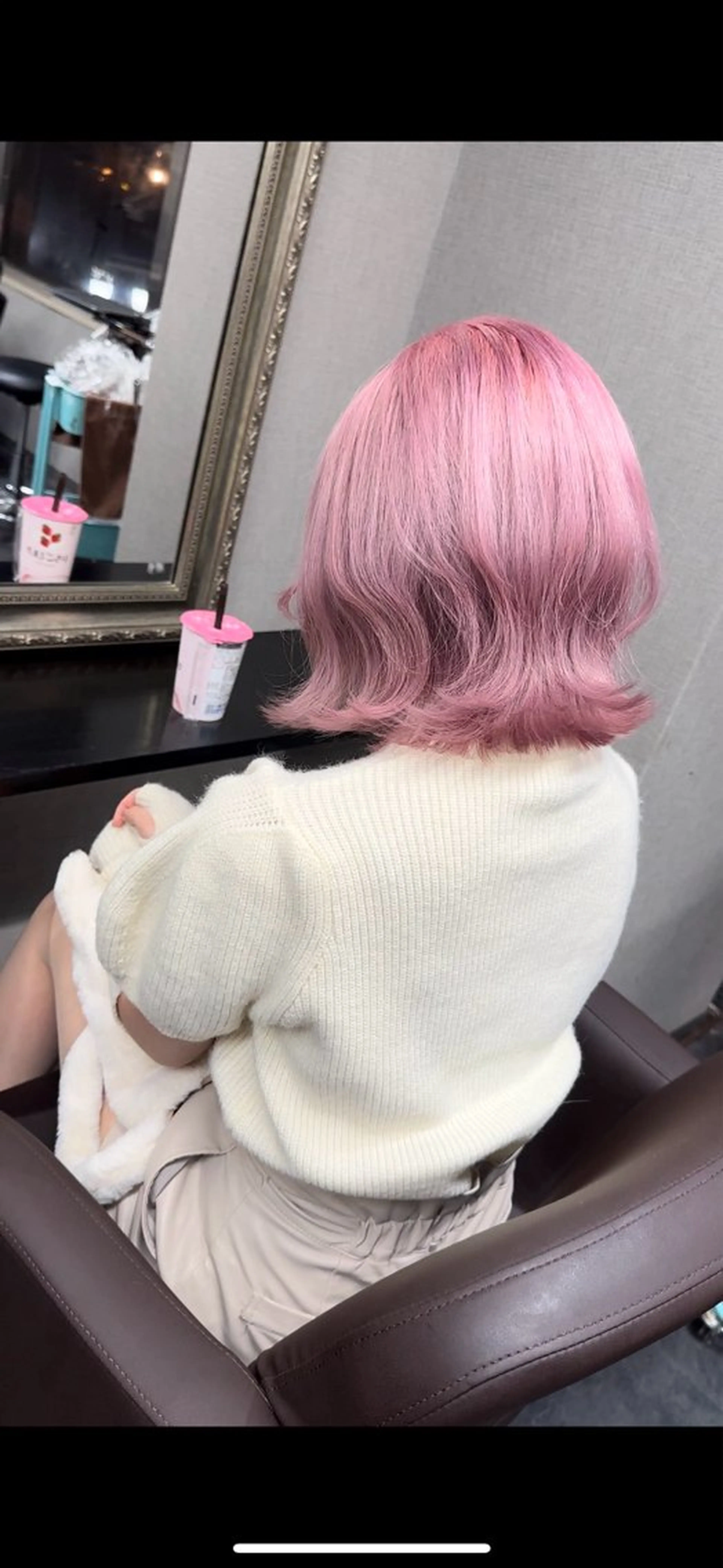 カラー ピンクカラー ホワイトピンク 🎀 MIHO🎀のヘアスタイル
