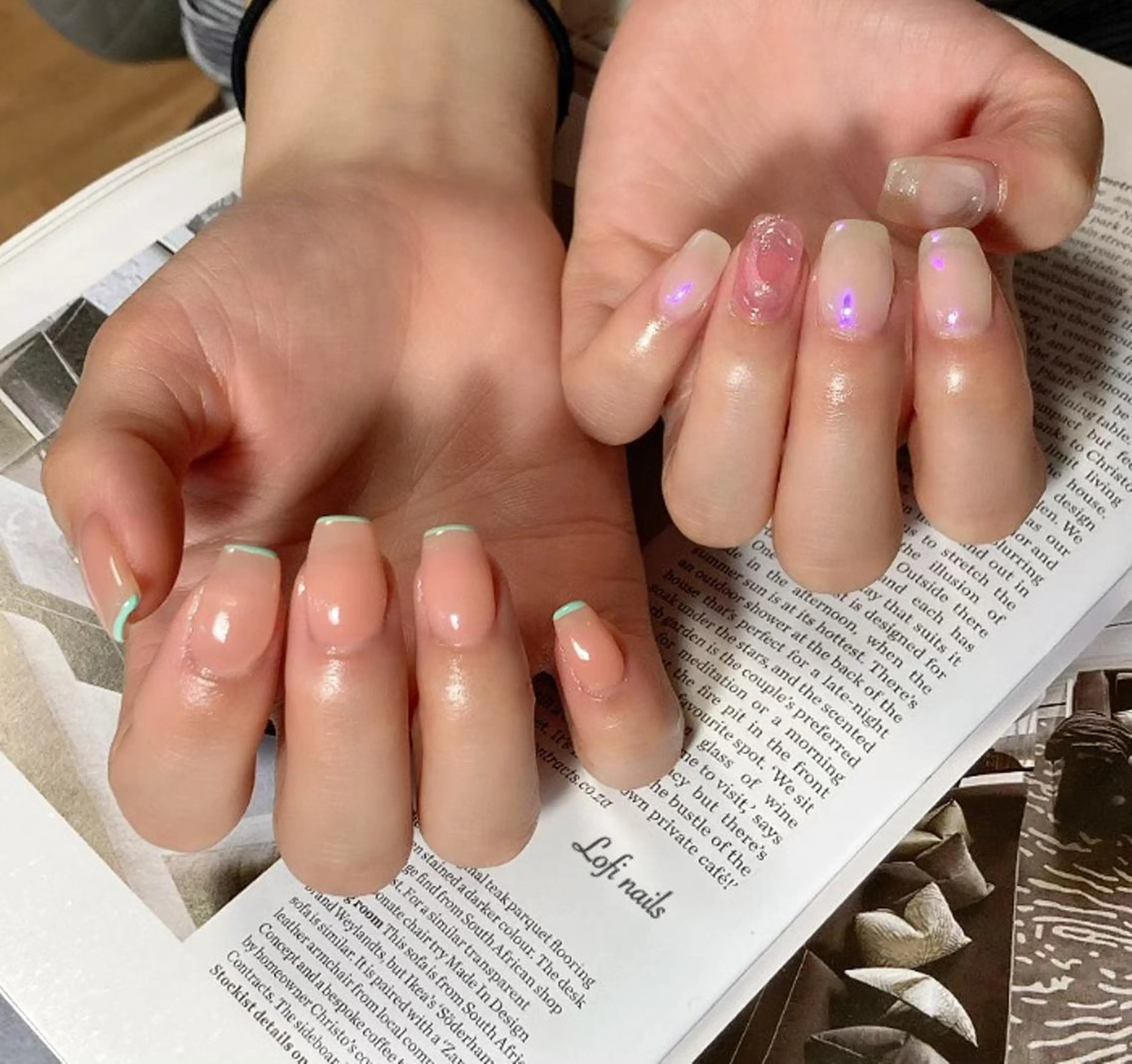 ミディアム ネイル Lofi nails ゆきこのネイルデザイン