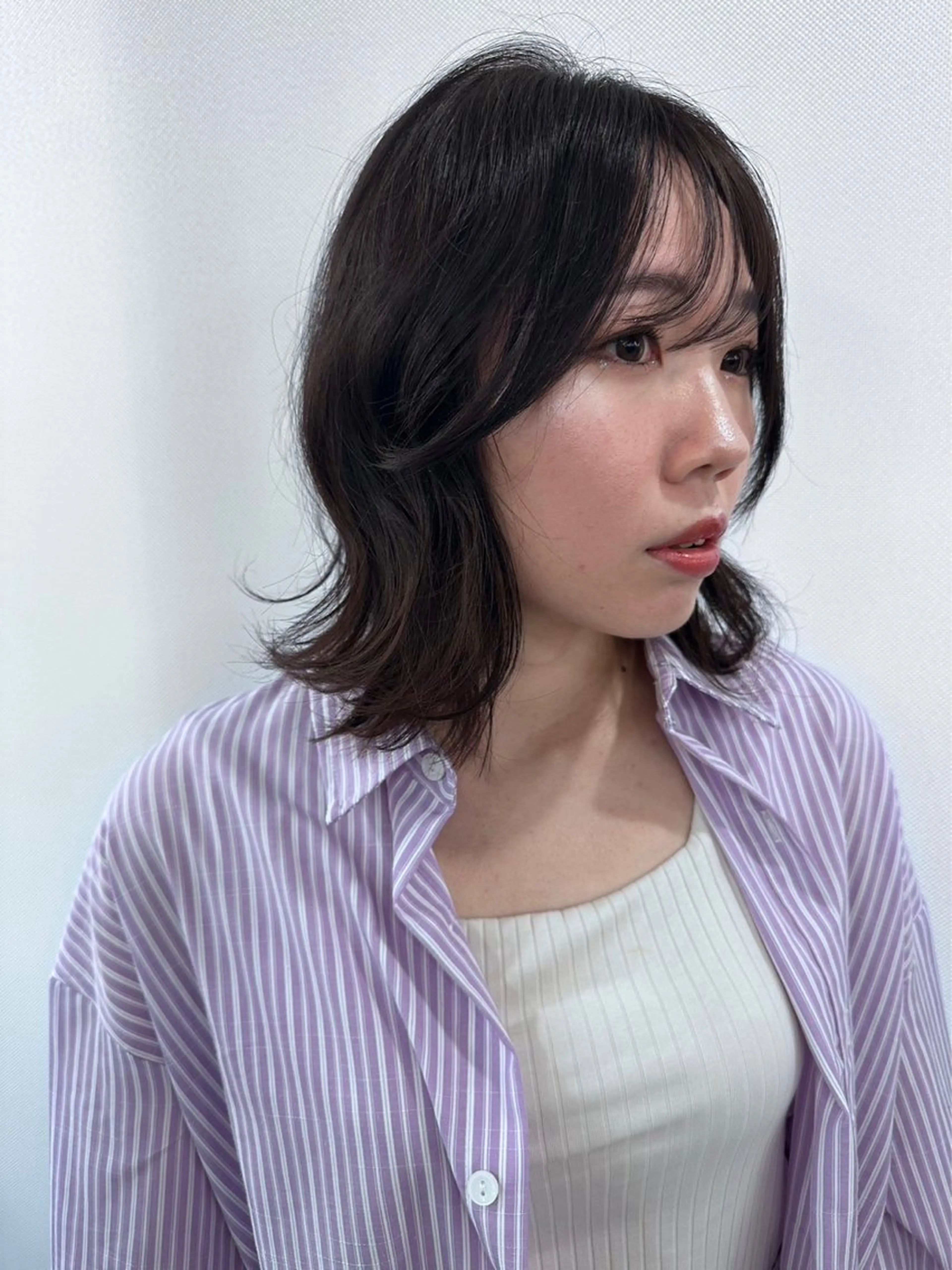 ミディアム Endearing 北澤那未🌟銀座のヘアスタイル