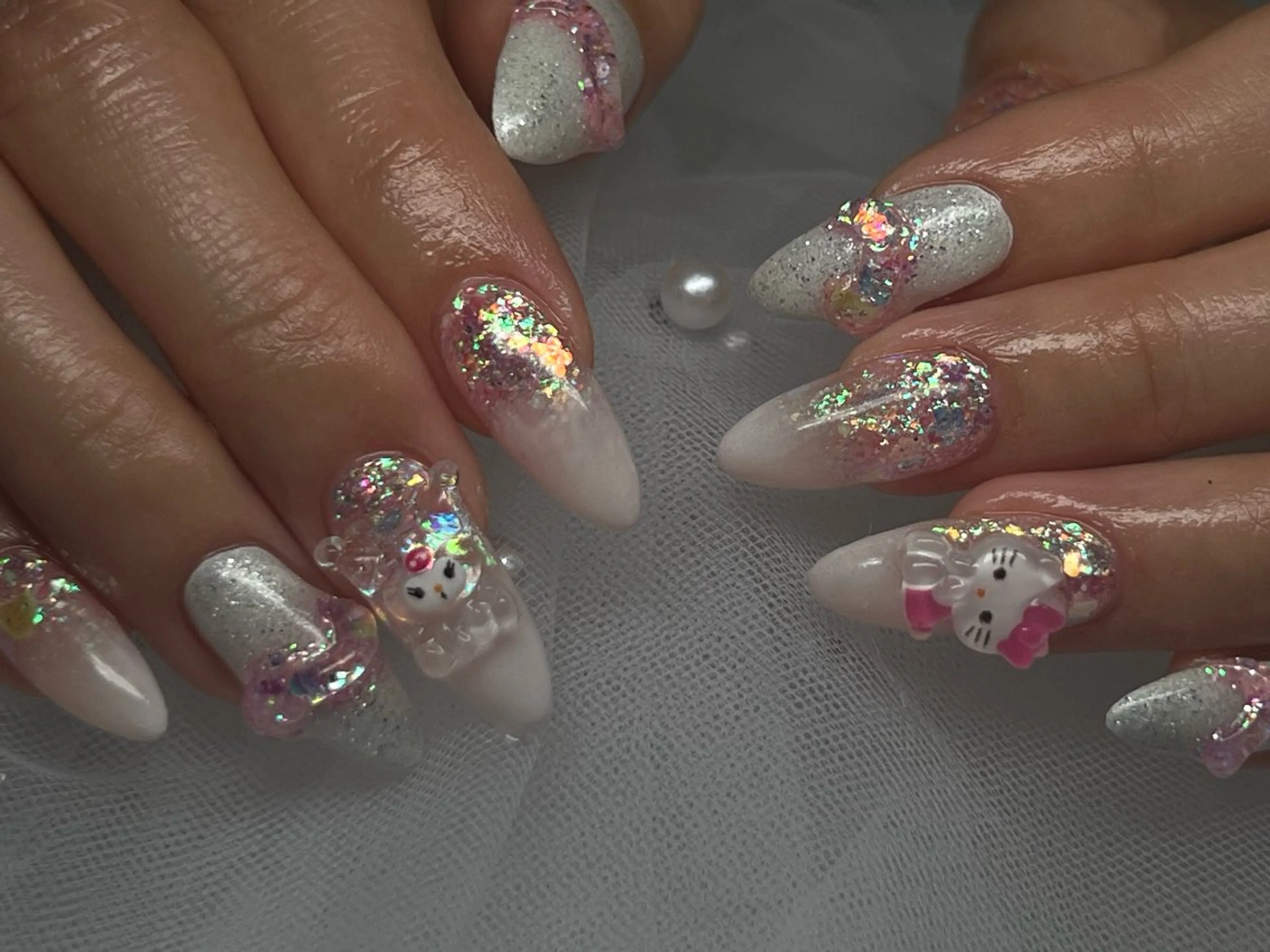 ネイル ジェルネイル パラジェル 鮎川 沙希のネイルデザイン