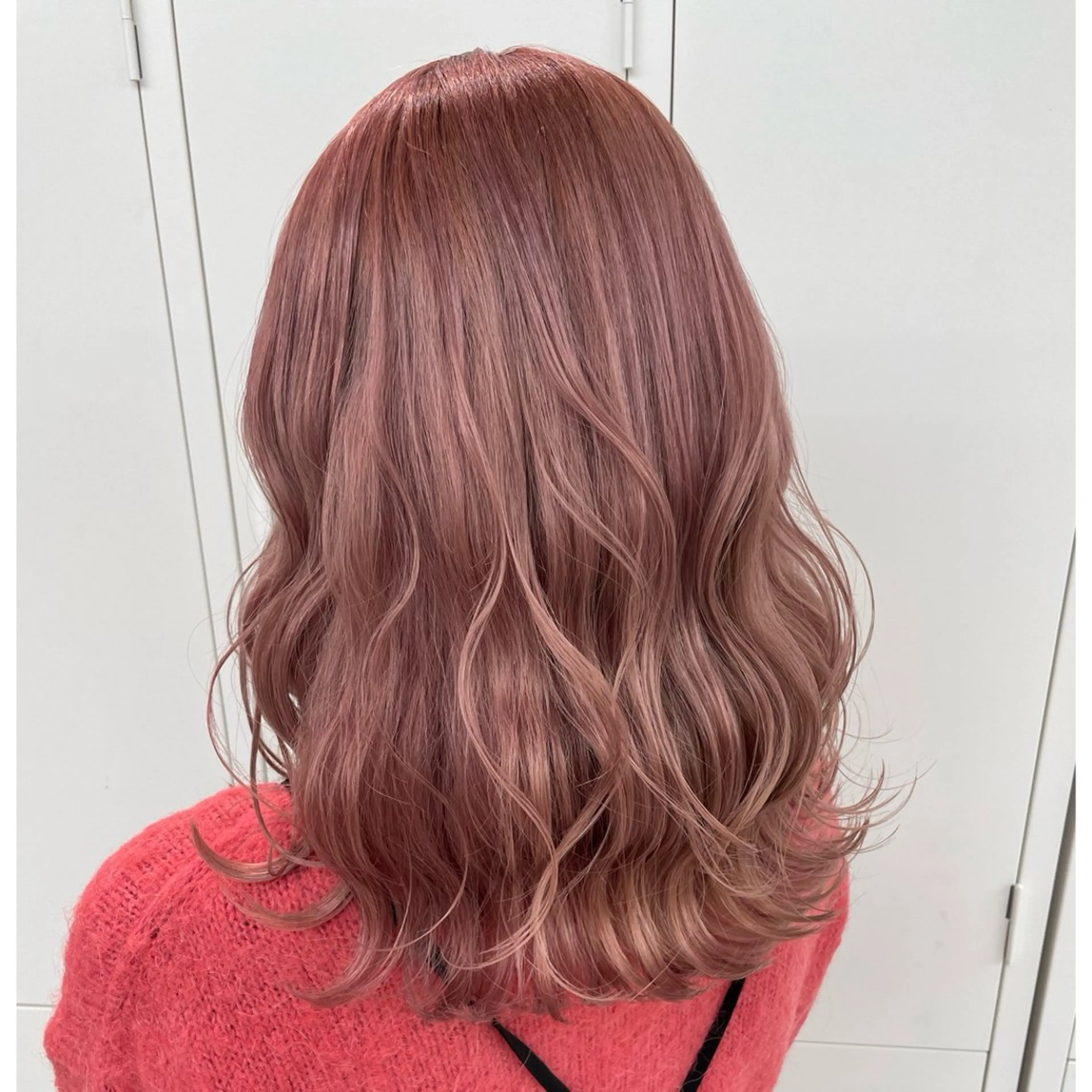 ミディアム カラー ヘアカラー トリートメント 奥山義進/大宮 /ダブルカラーのヘアスタイル