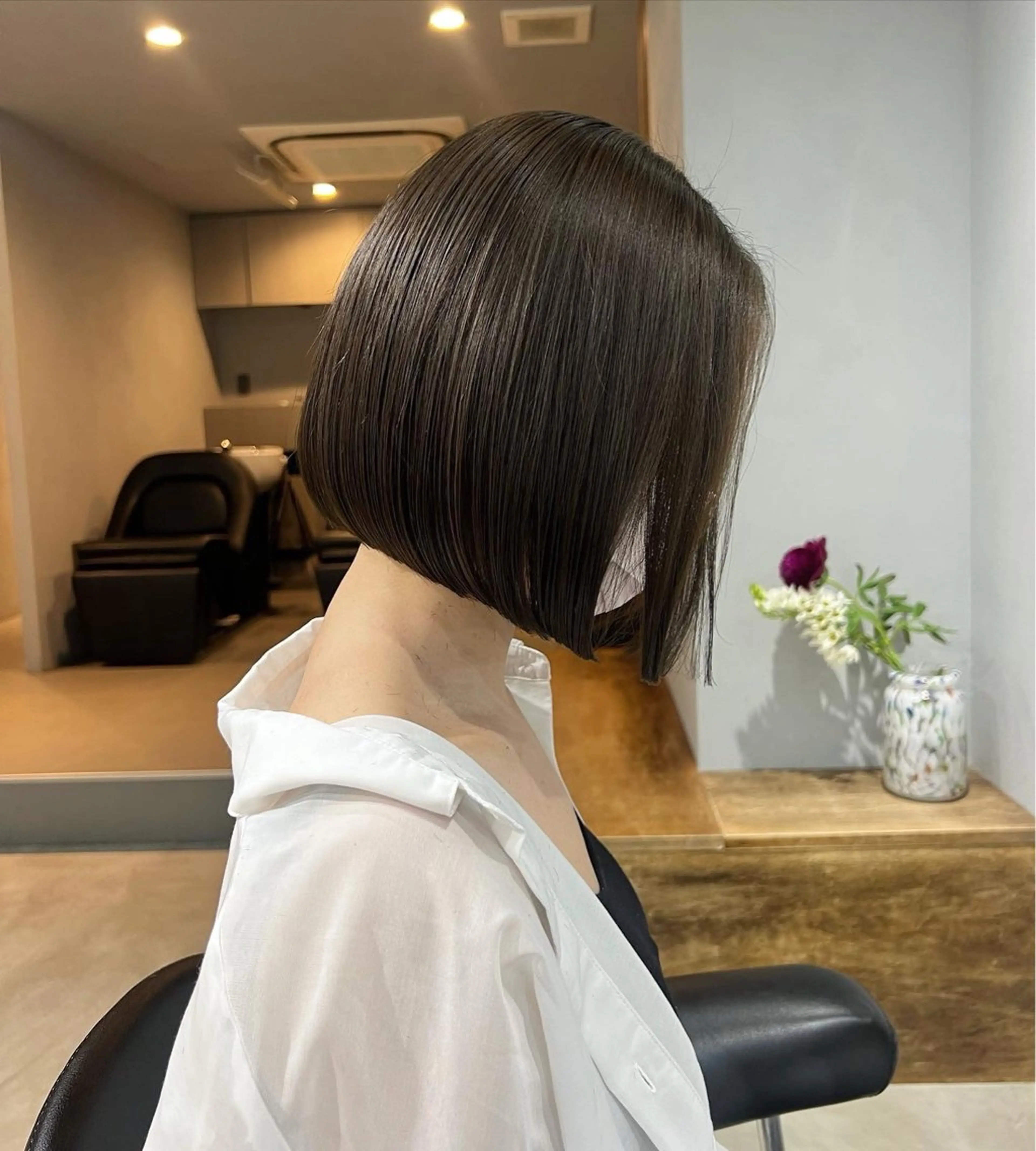 ショート カラー カット ヘアカラー トリートメント akane/ボブ /ブラウンベージュのヘアスタイル