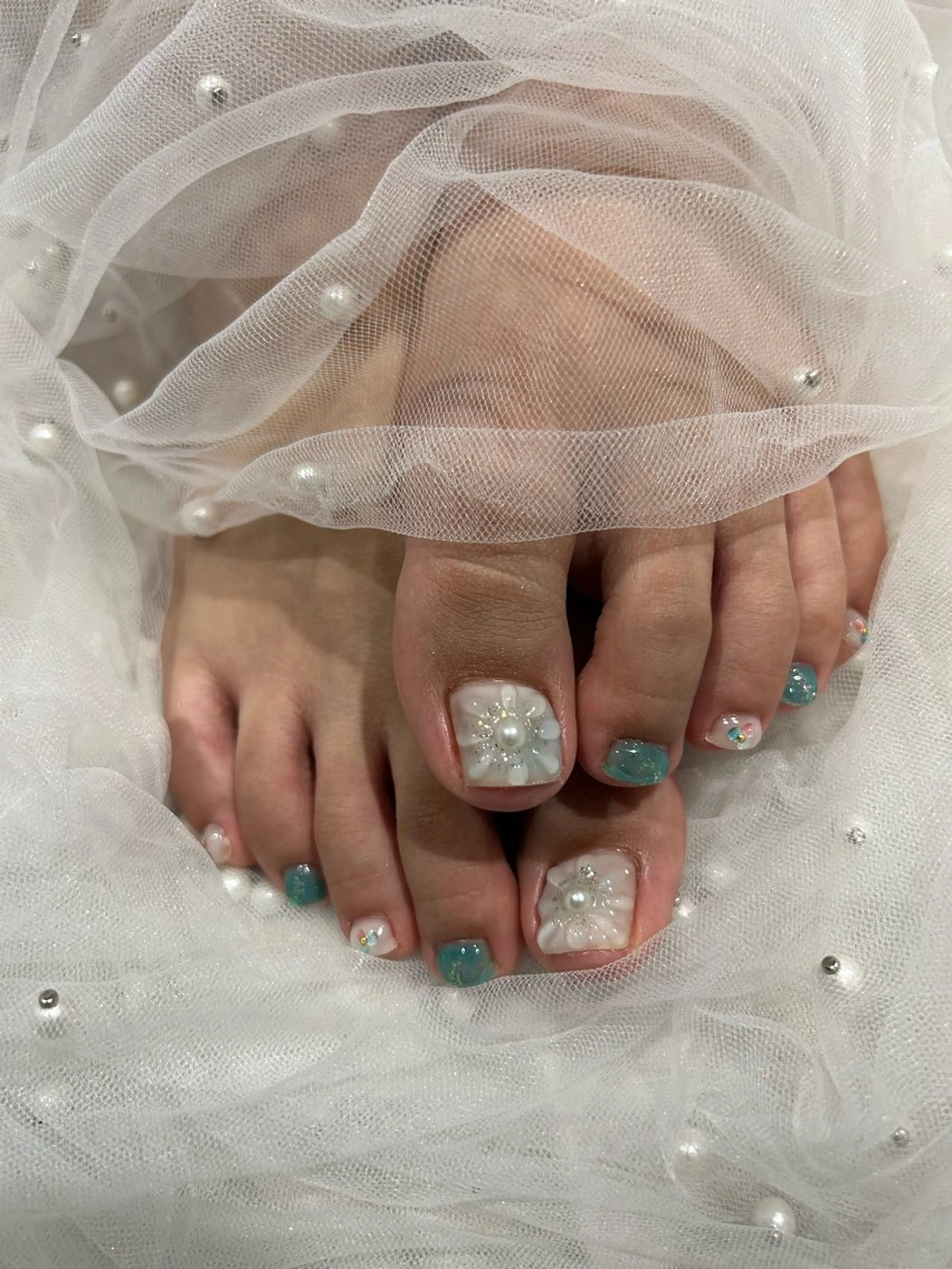 ネイル ぷっくりネイル 夏ネイル 久保 姫花のネイルデザイン