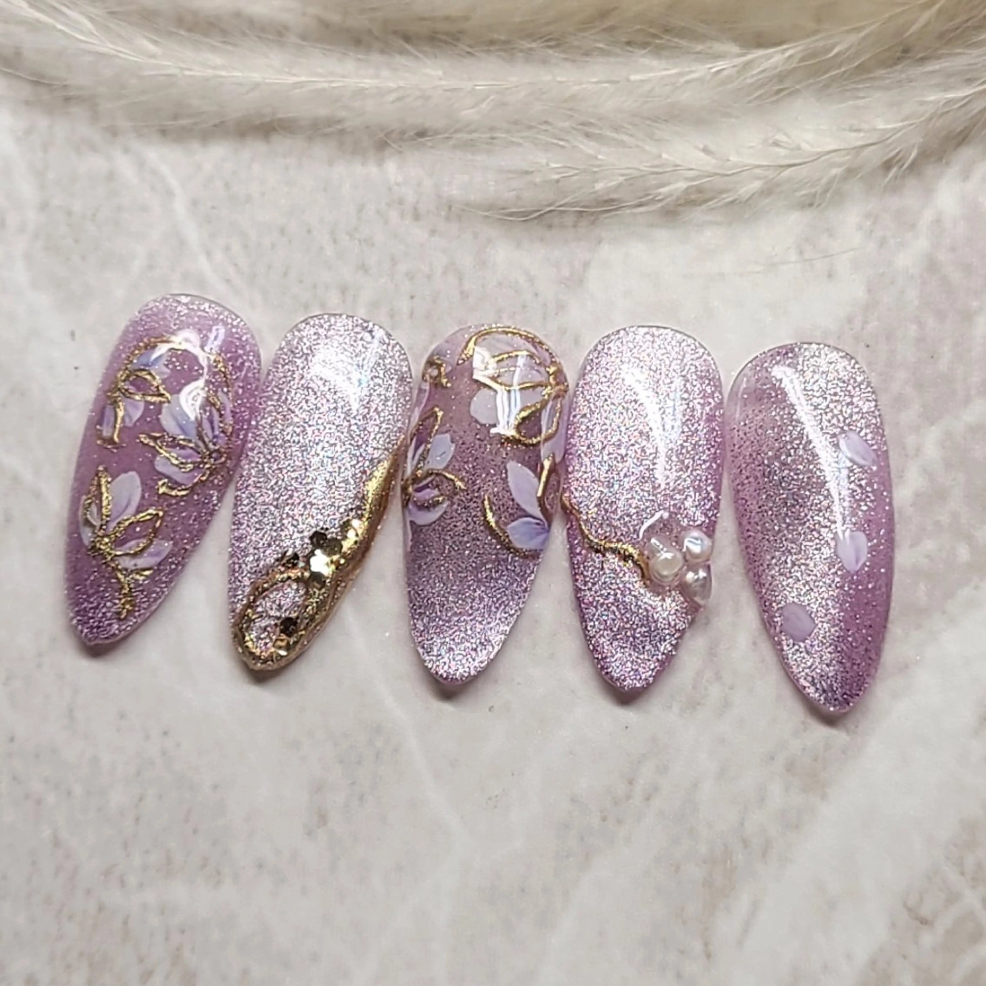 ネイル 入学式 卒業式 Nail  Ai    のネイルデザイン