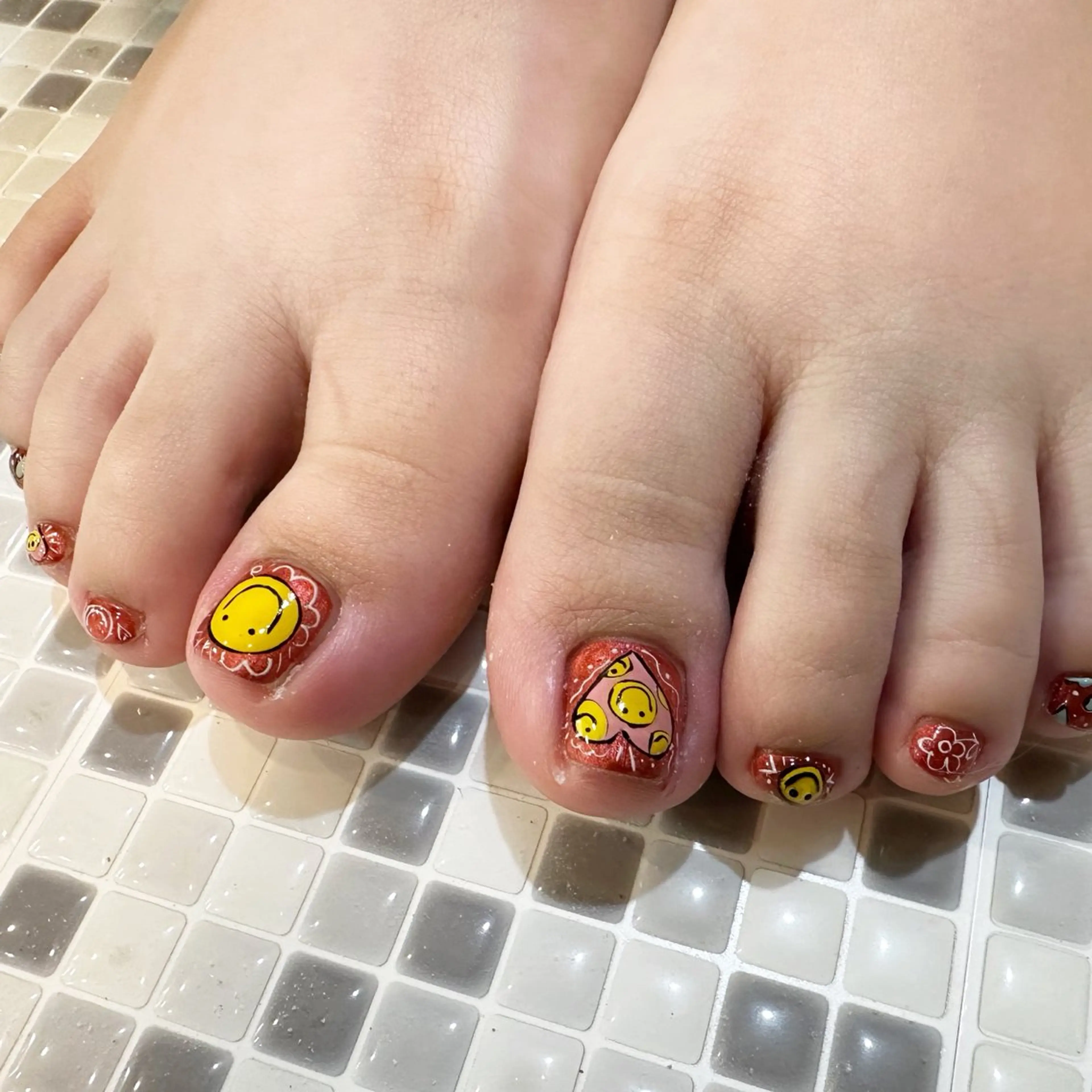 ネイル フットネイル nailist yuiのネイルデザイン