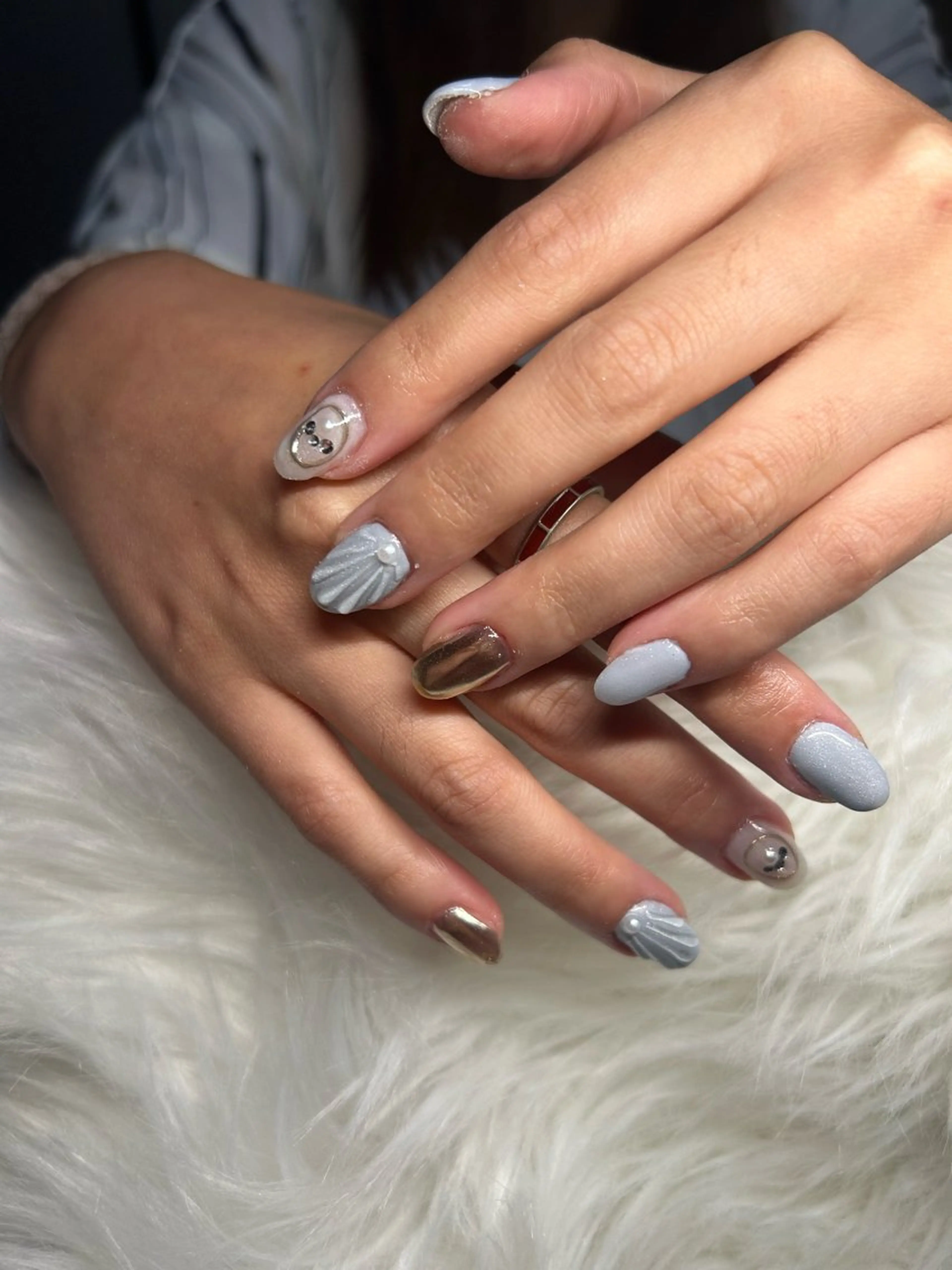 ショート ハンドネイル Haruu_nail所属・古賀 はるみのネイルデザイン