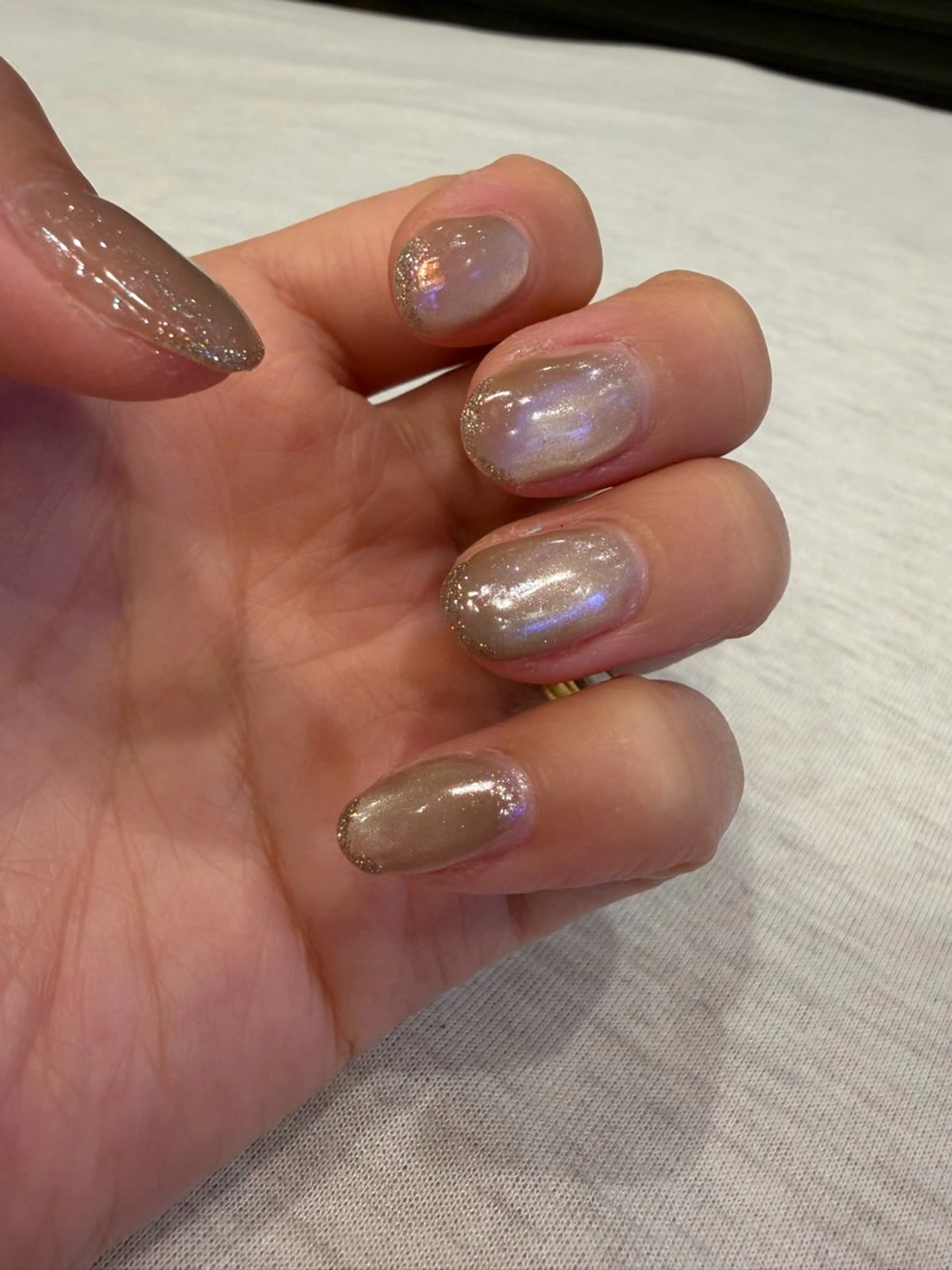 ネイル キラキラネイル ラメ(グリッター) ミラーネイル nail salon mwのネイルデザイン