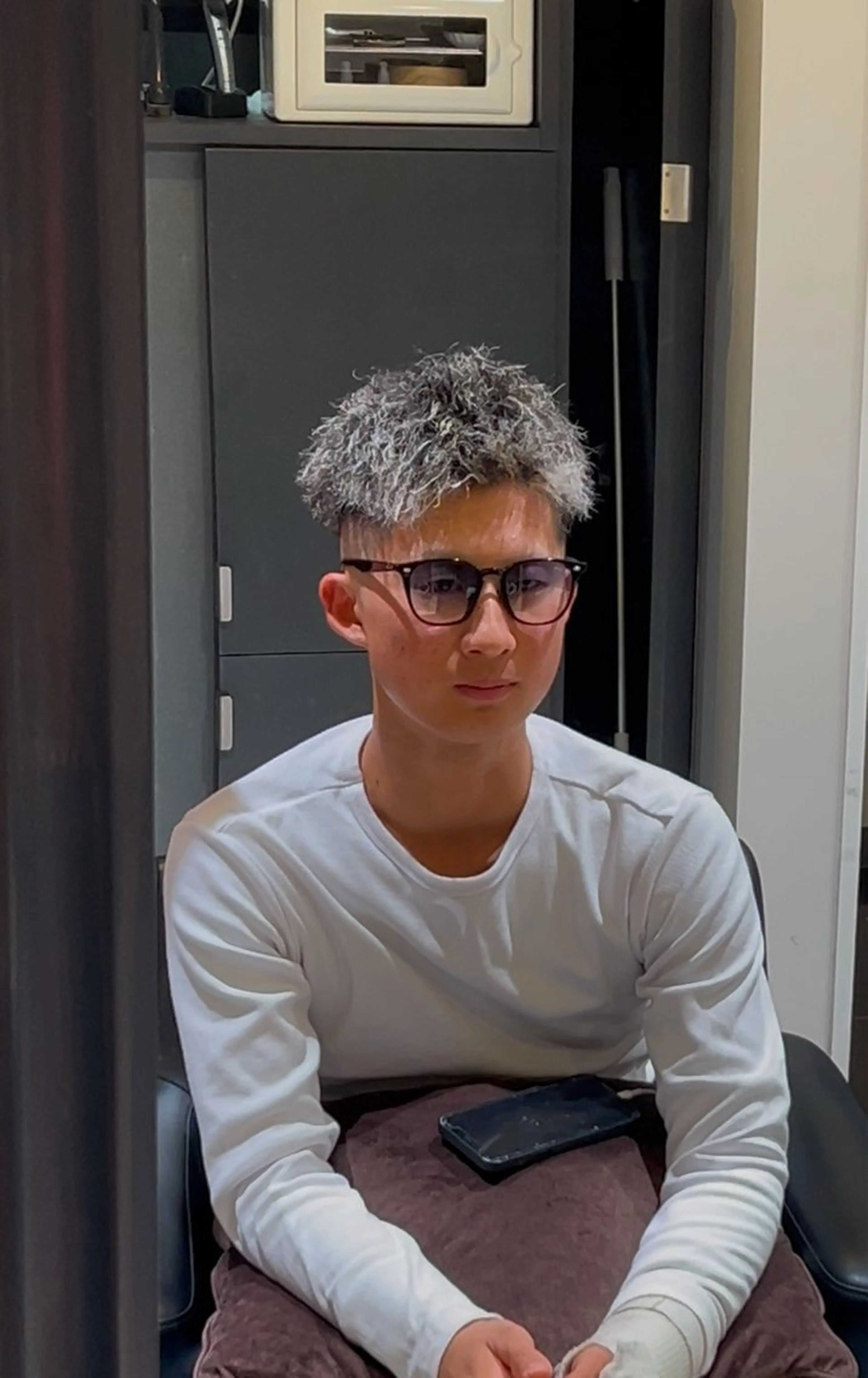 カラー パーマ メンズ カット ヘアカラー パーマ 一宮/稲沢/あま市 /小林好裕のヘアスタイル