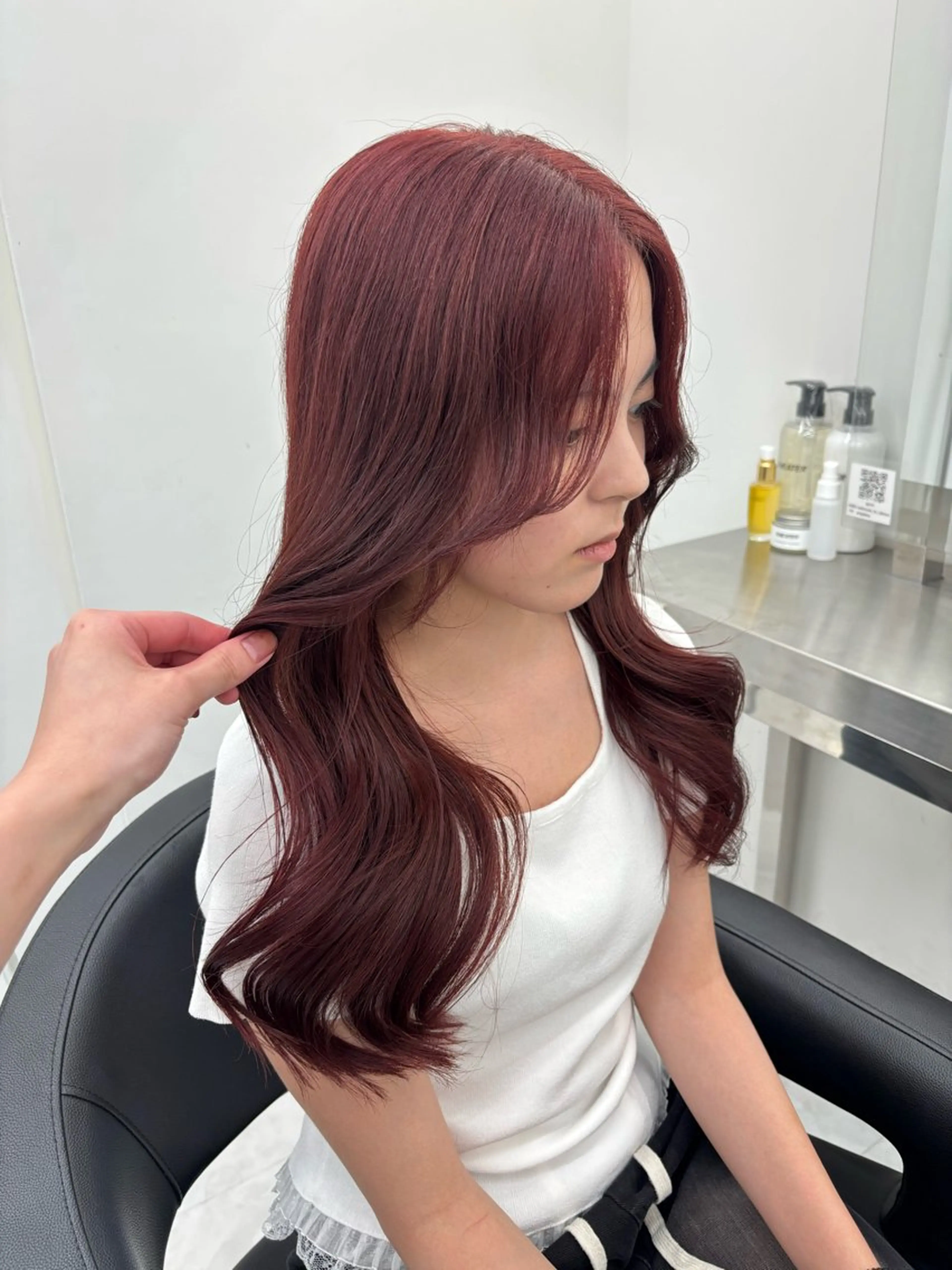 カラー ヘアカラー Wカラー/暖色/べ ージュりく©︎🐝のヘアスタイル