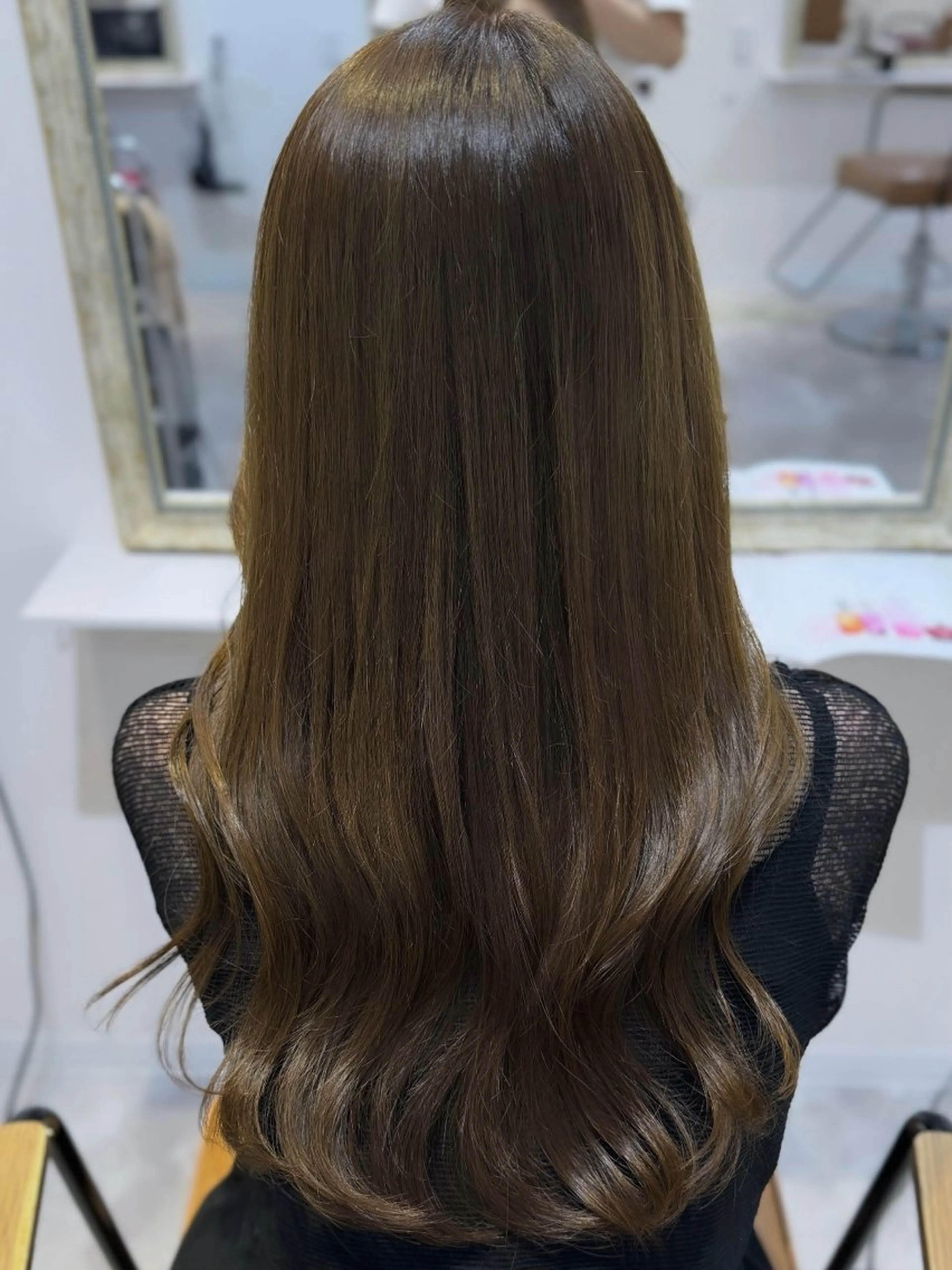 ロング カラー 赤み無し柔らかカラー 【梅田】madokaのヘアスタイル