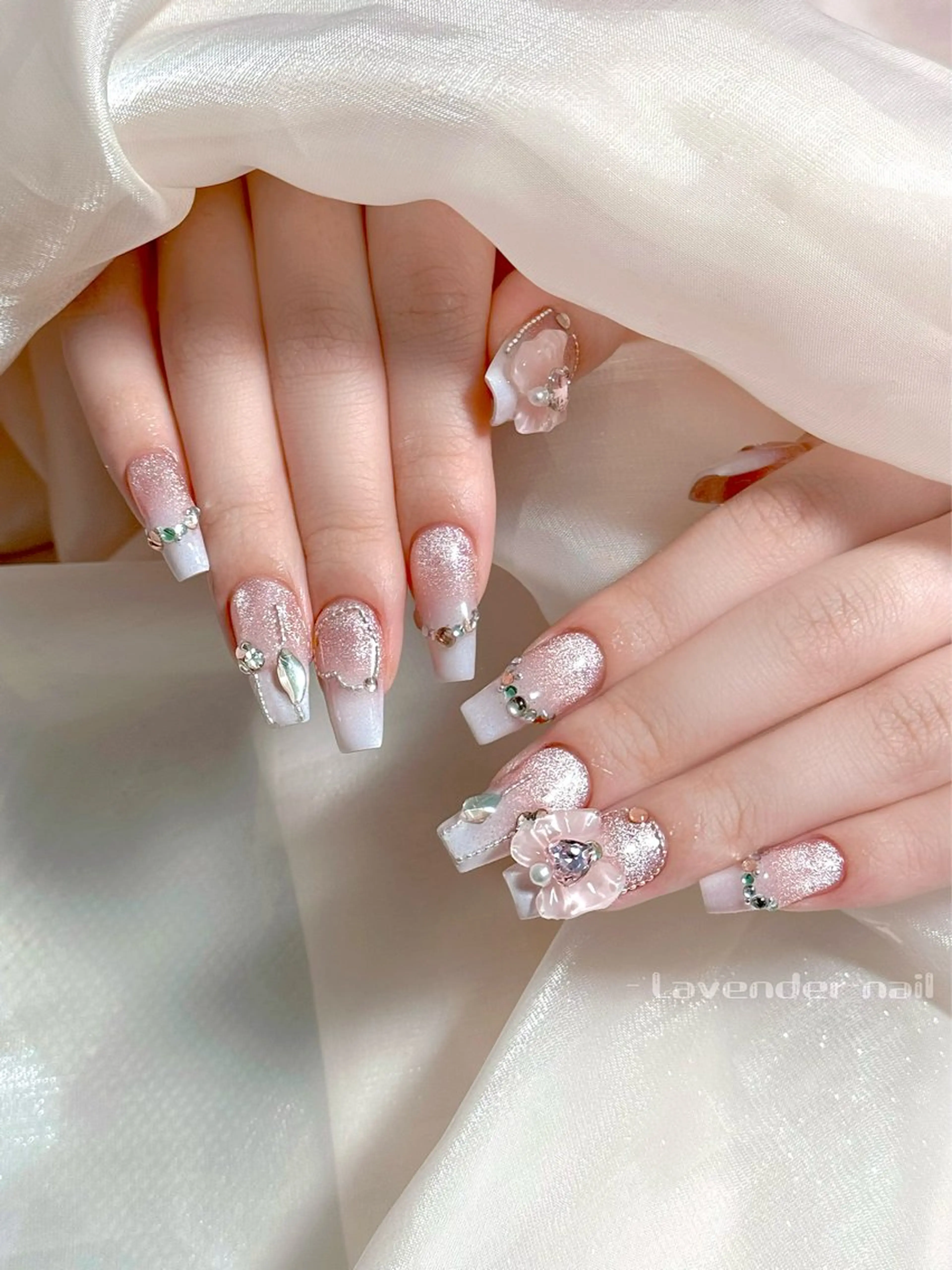 ネイル ハンドネイル Lavender nail·北18条のネイルデザイン