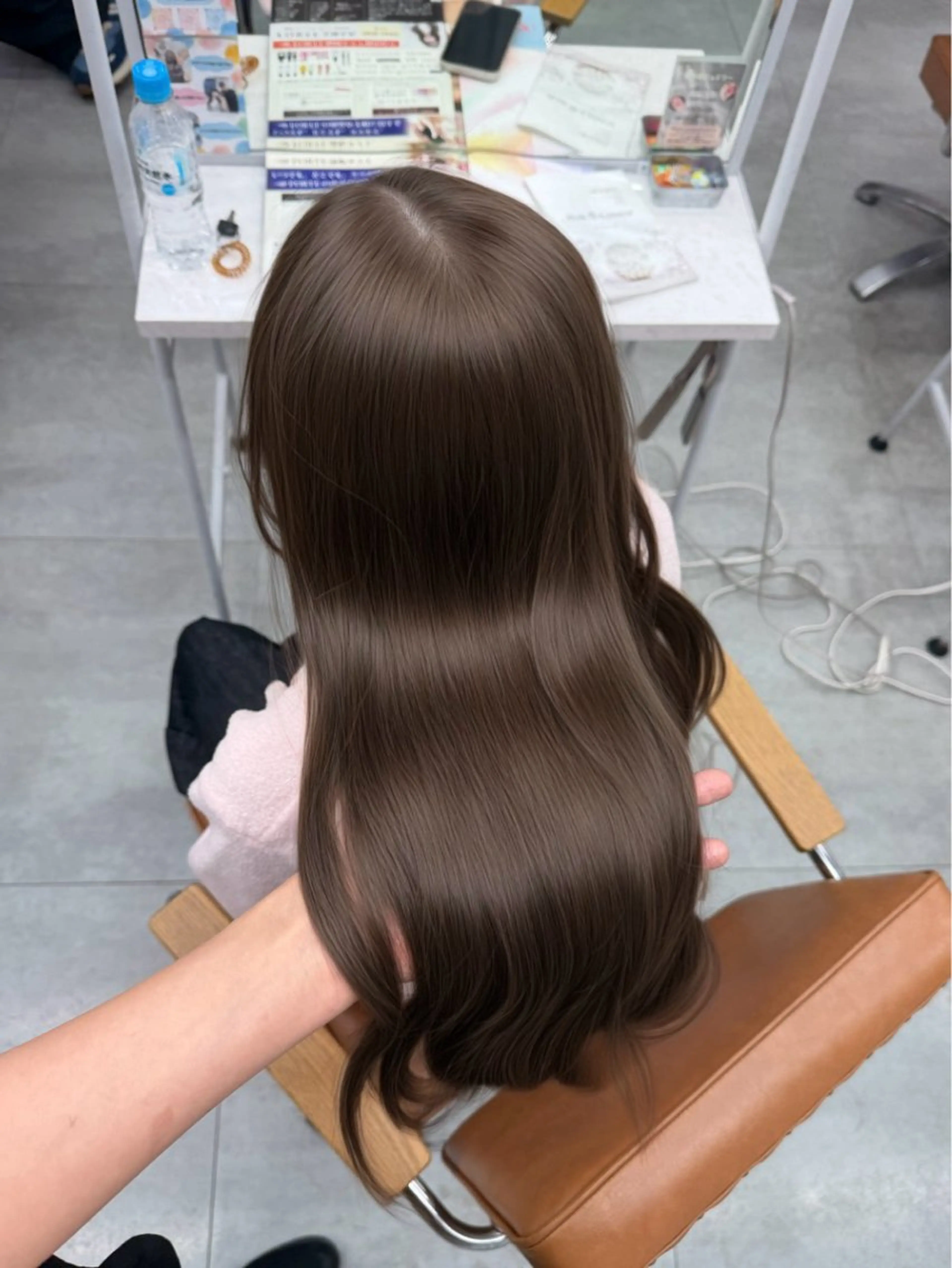 ロング カラー ヘアカラー トリートメント 韓国系艶髪🎀 miyuuのヘアスタイル