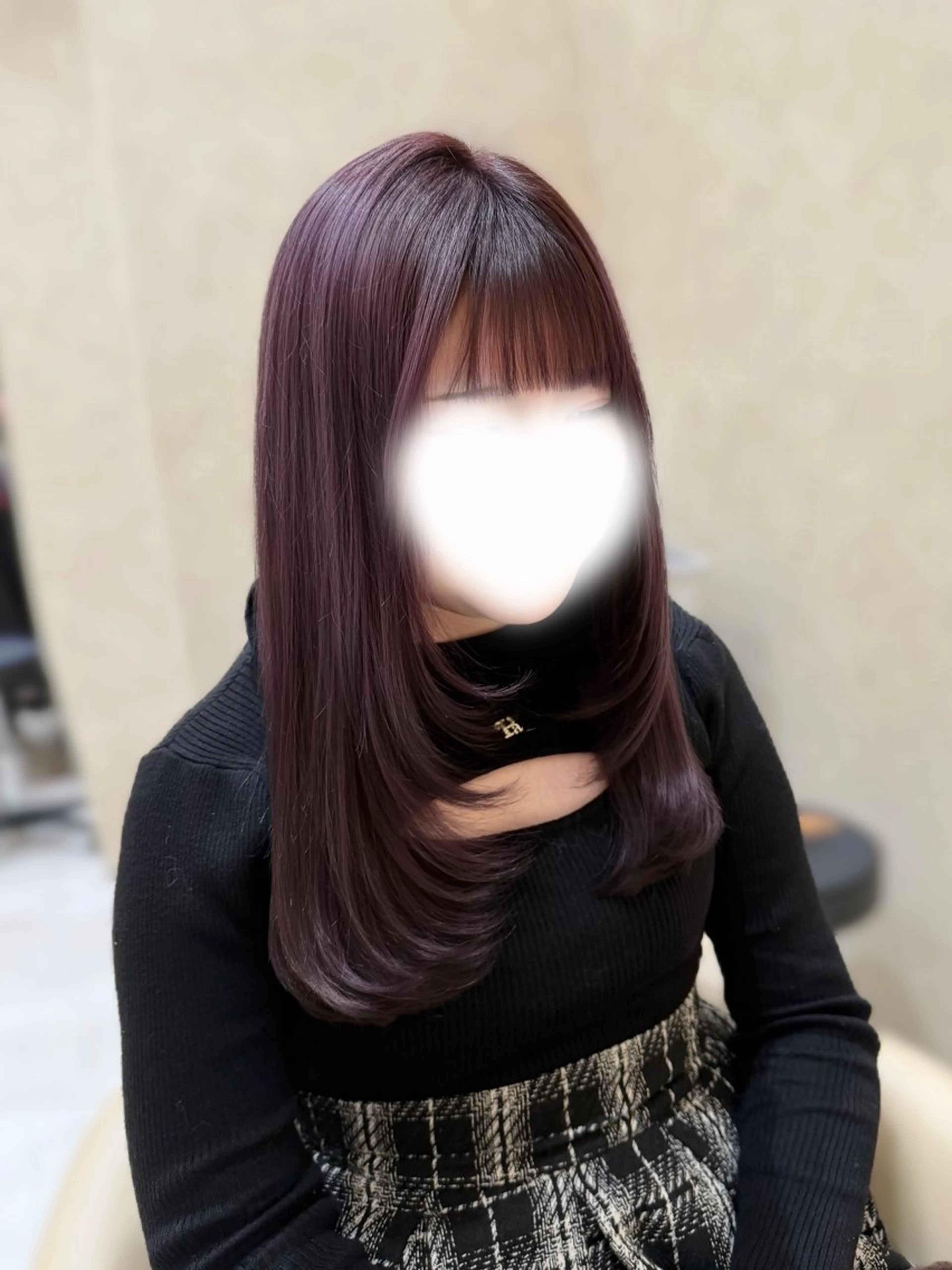 ロング カラー ブリーチ ダブルカラー ラベンダーカラー ヘアカラー トリートメント zina ୨୧˖* moeのヘアスタイル