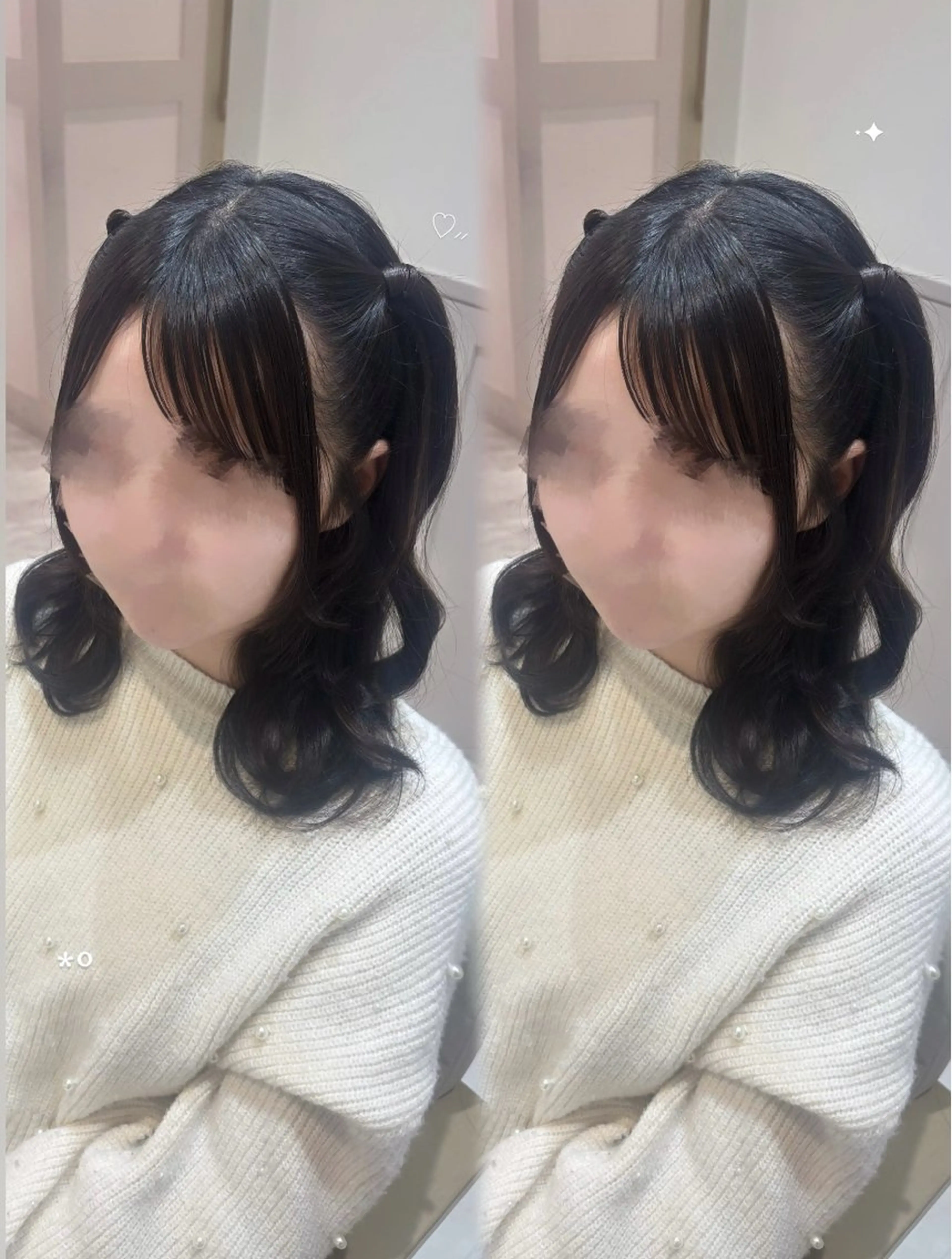 ミディアム ヘアセット 桃瀬 綾音 カラー/縮毛募集中♡のヘアスタイル