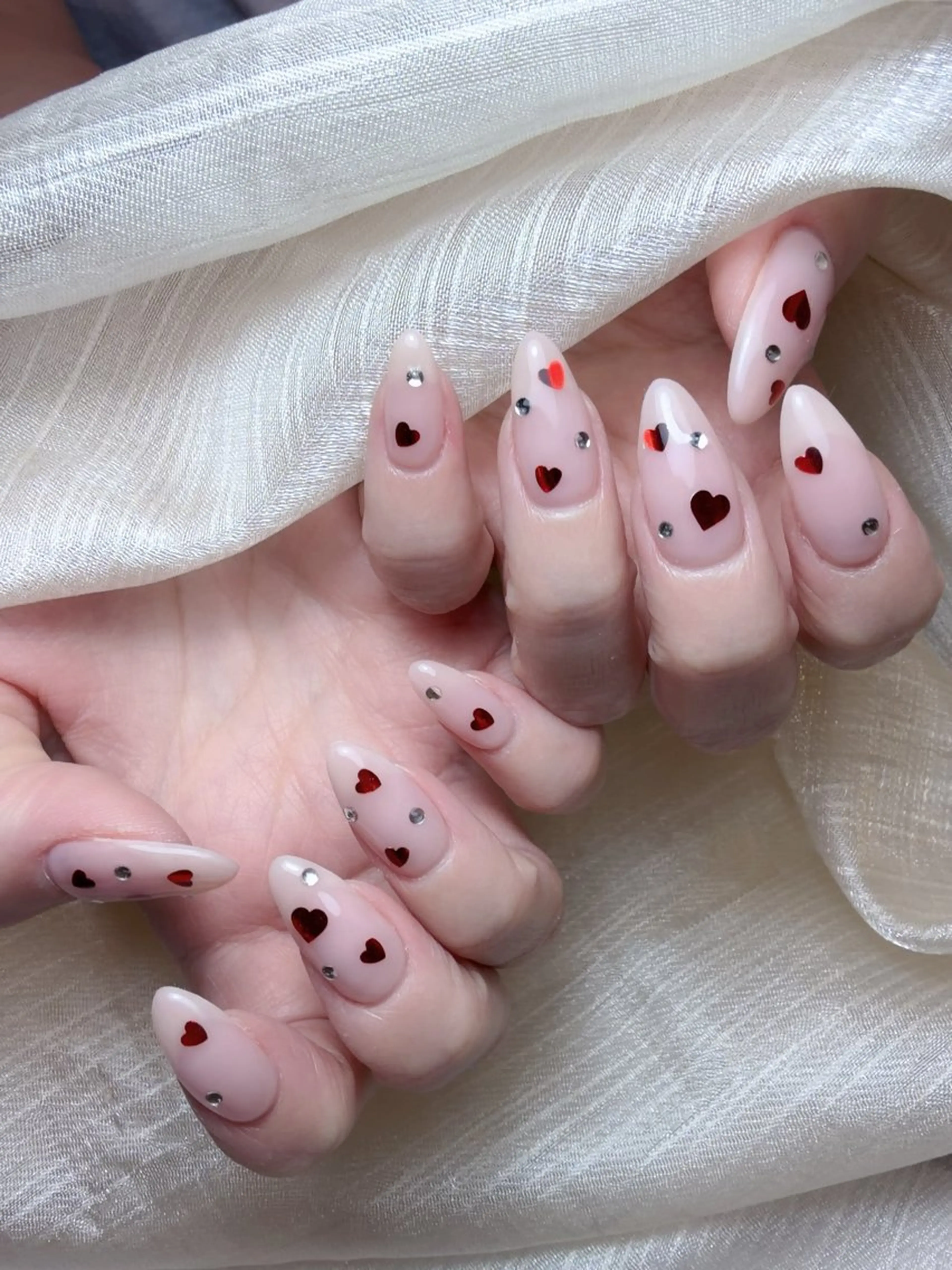 ネイル ハート ハンドネイル You nailのネイルデザイン