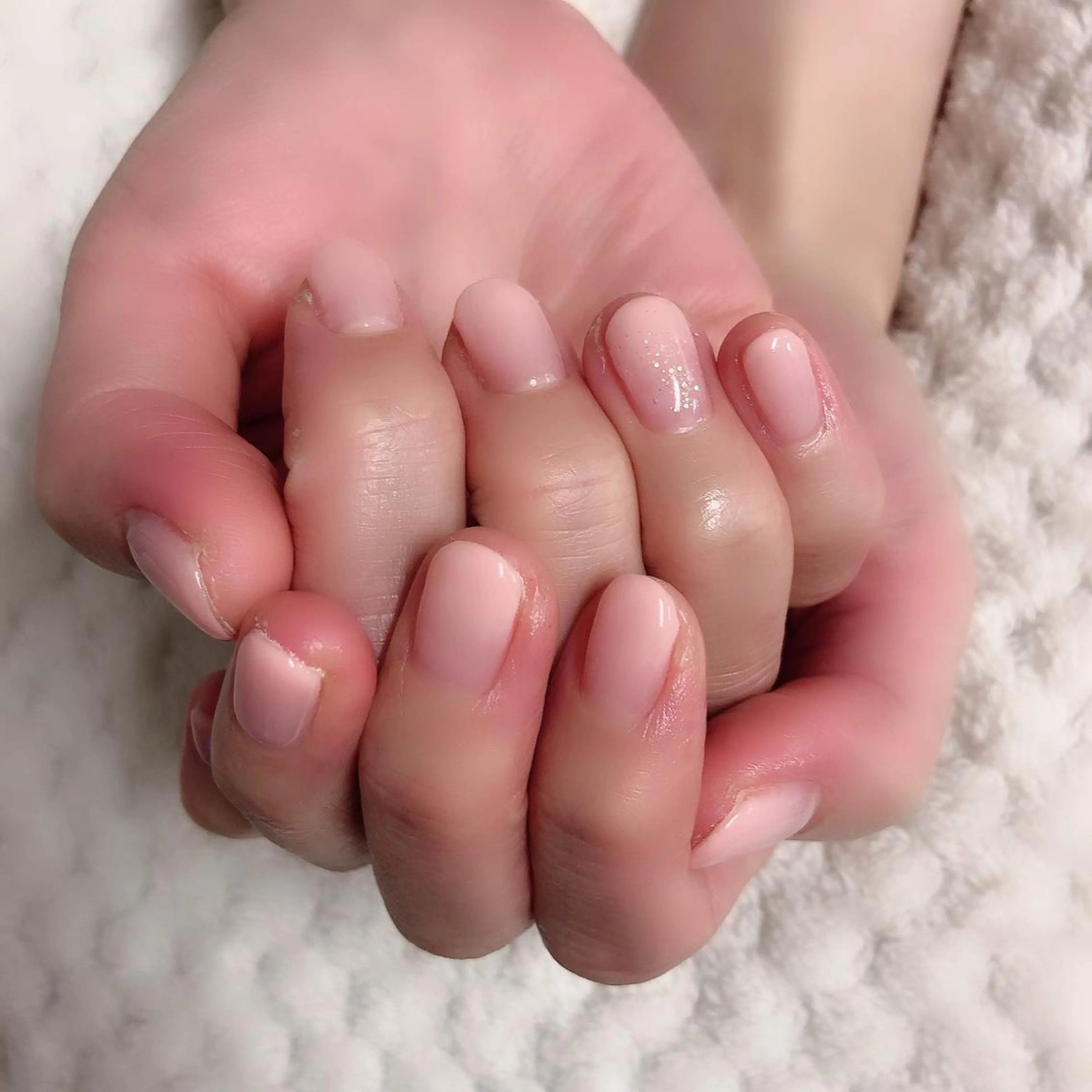 ネイル クリアネイル グラデーション ono megumiのネイルデザイン