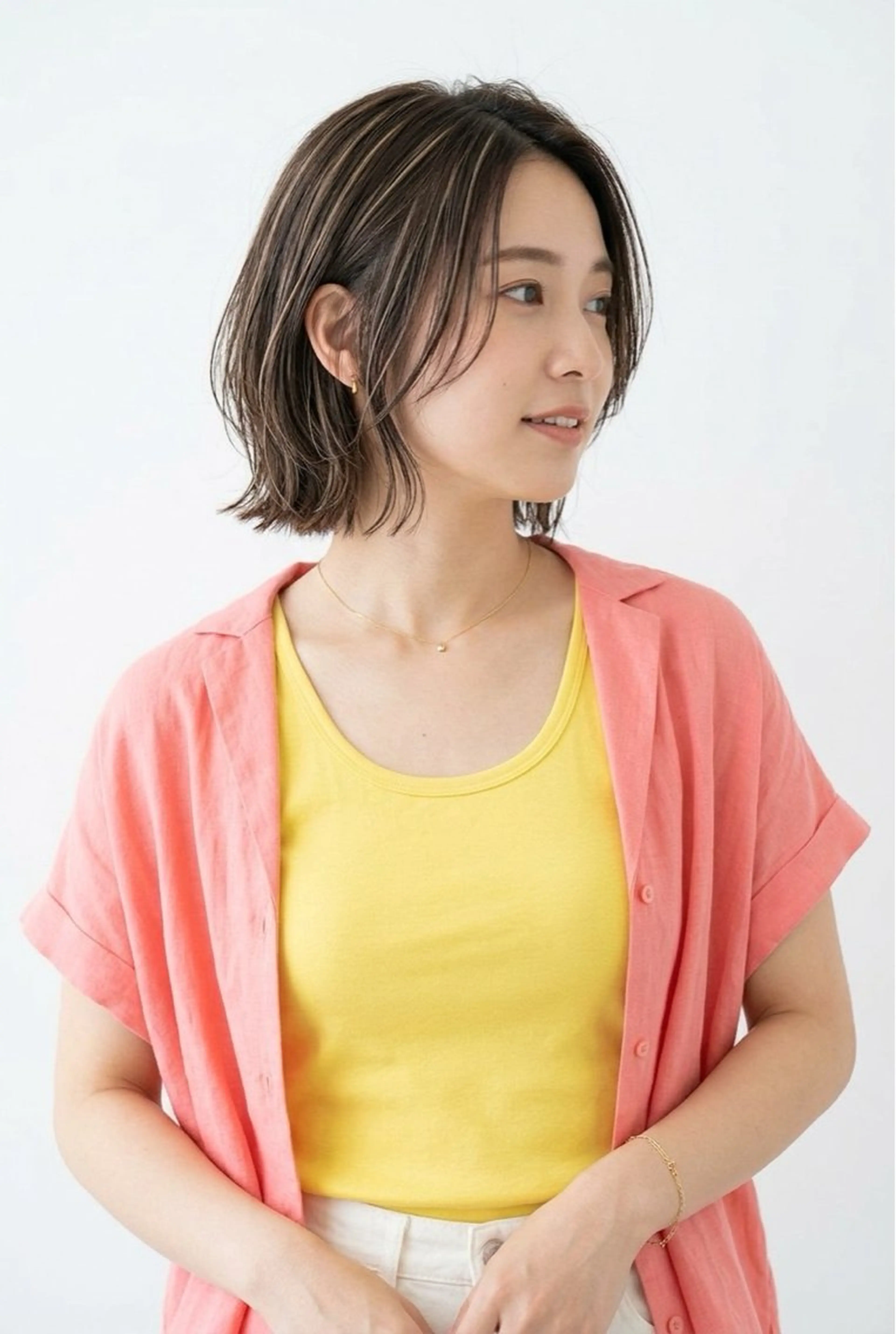 ミディアム デュファブル　高橋 慶一のヘアスタイル