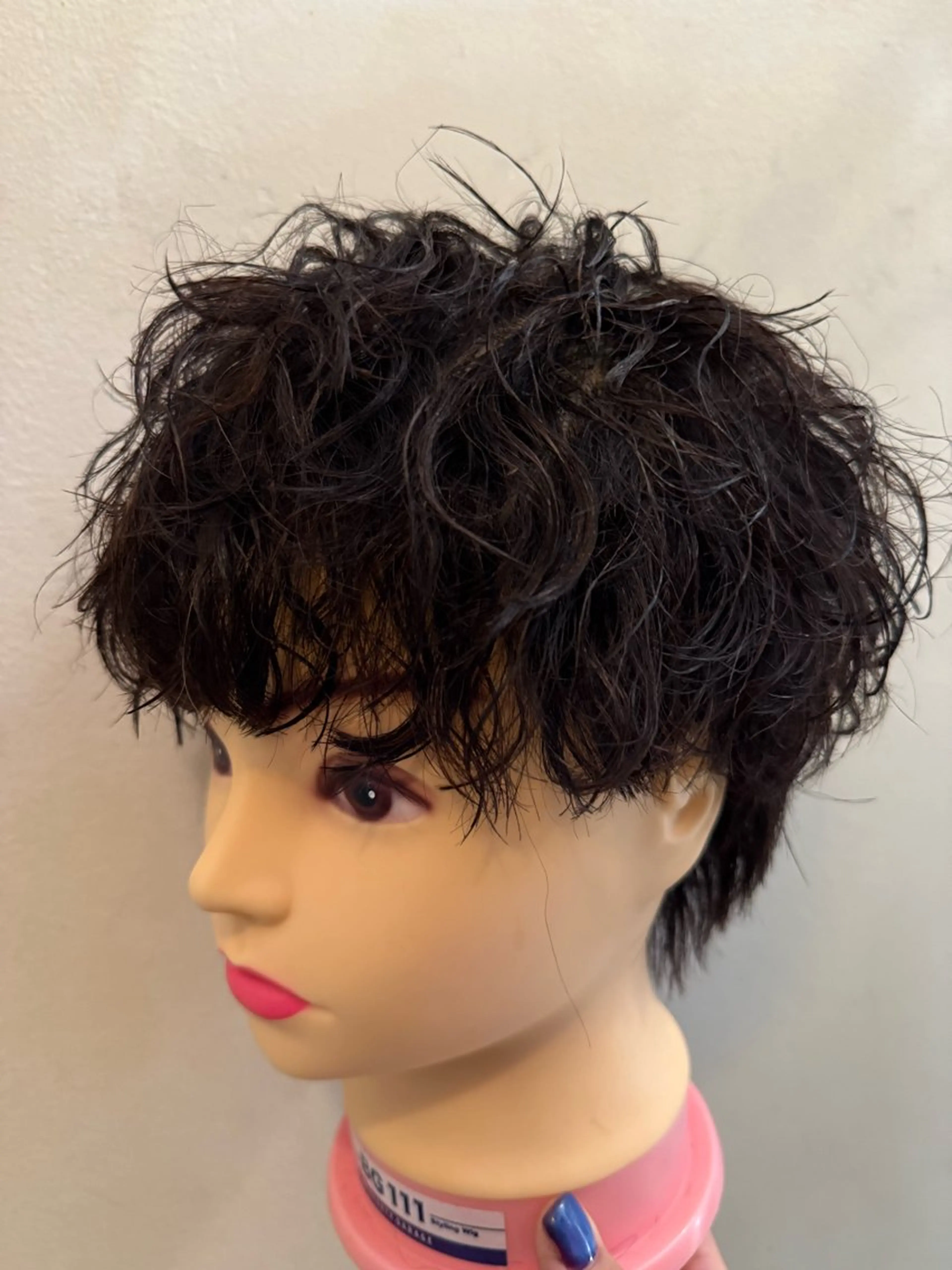 ショート パーマ メンズ 溝口 槙里也のヘアスタイル