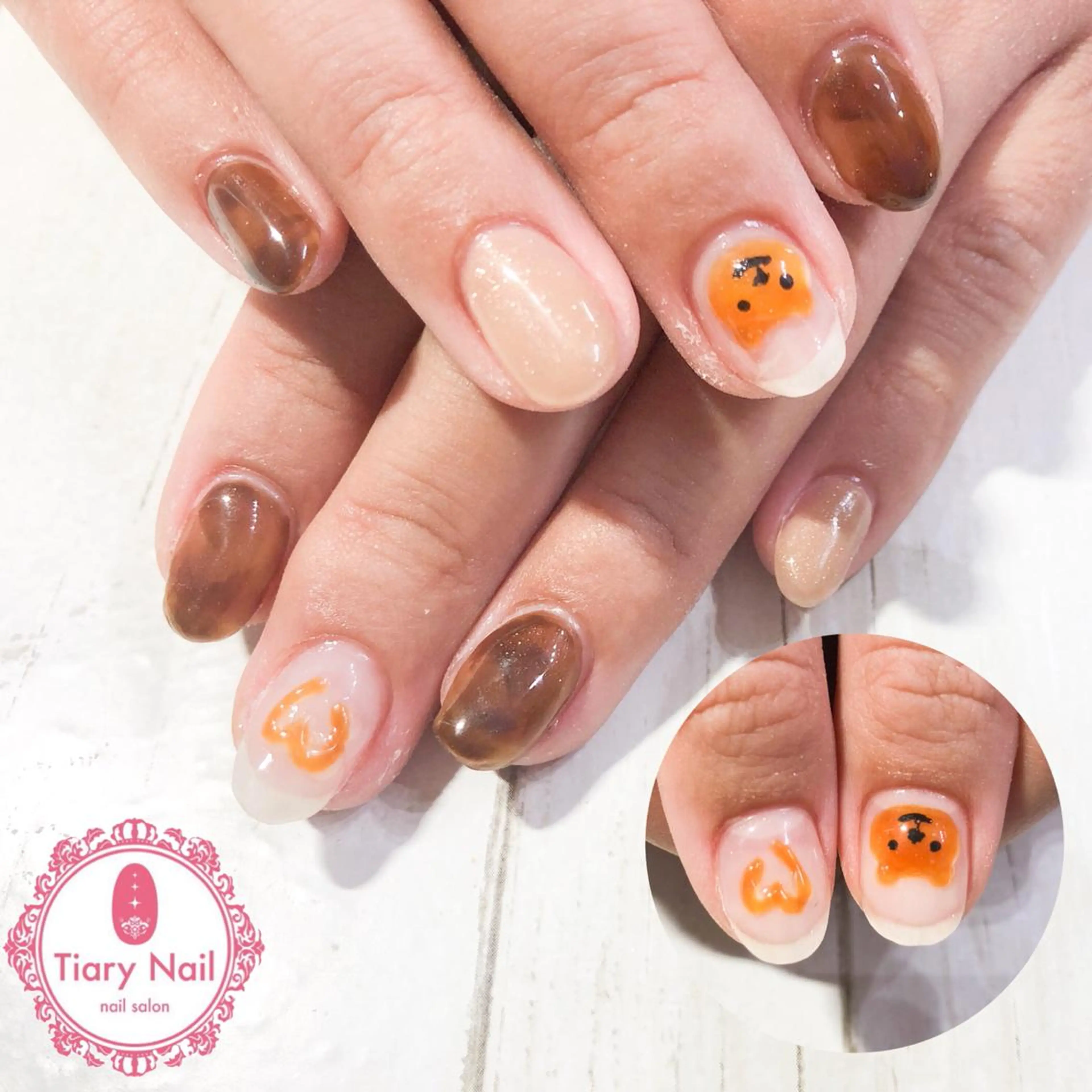 ネイル tiarynail K K🐼のネイルデザイン